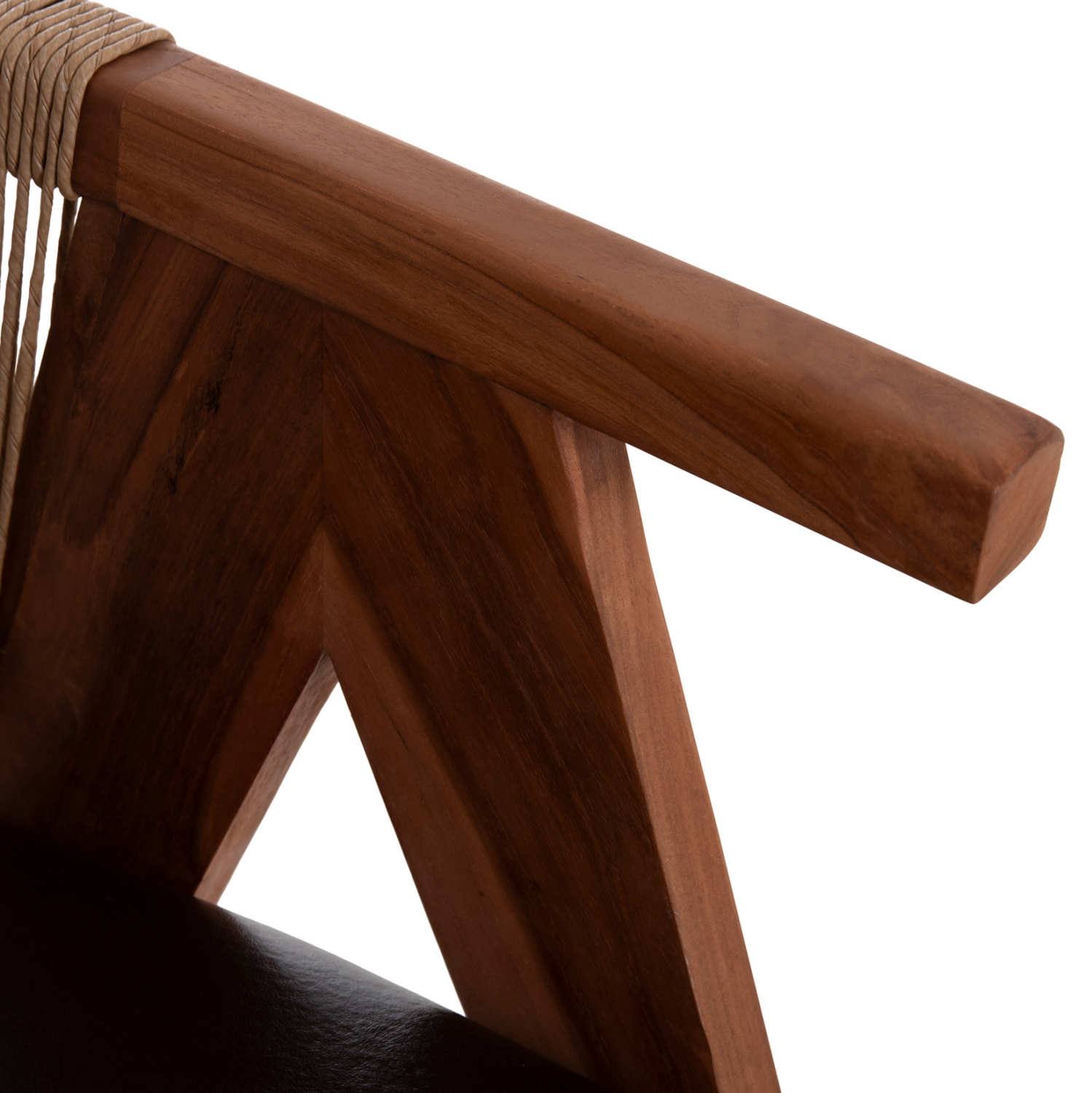 ΠΟΛΥΘΡΟΝΑ ΤΡΑΠΕΖΑΡΙΑΣ ΞΥΛΟ ΤΕΑΚ-ΚΑΦΕ PU-ΣΧΟΙΝΙ 60x67x76Υεκ. 9