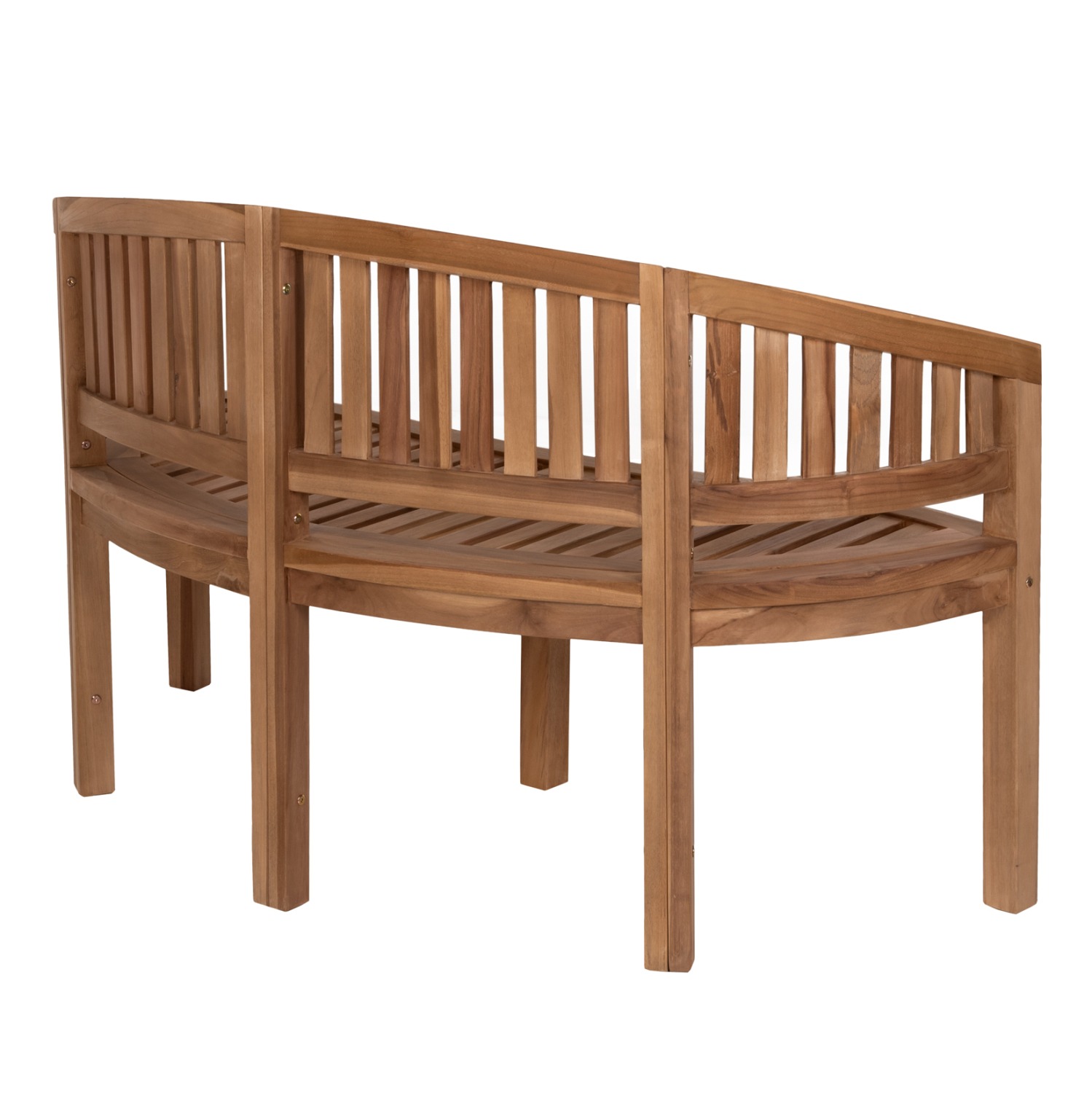 ΠΑΓΚΑΚΙ CAPO 2ΘΕΣΙΟ ΞΥΛΟ ΤΕΑΚ ΣΕ ΦΥΣΙΚΟ ΧΡΩΜΑ 121X59X86Yεκ. 5
