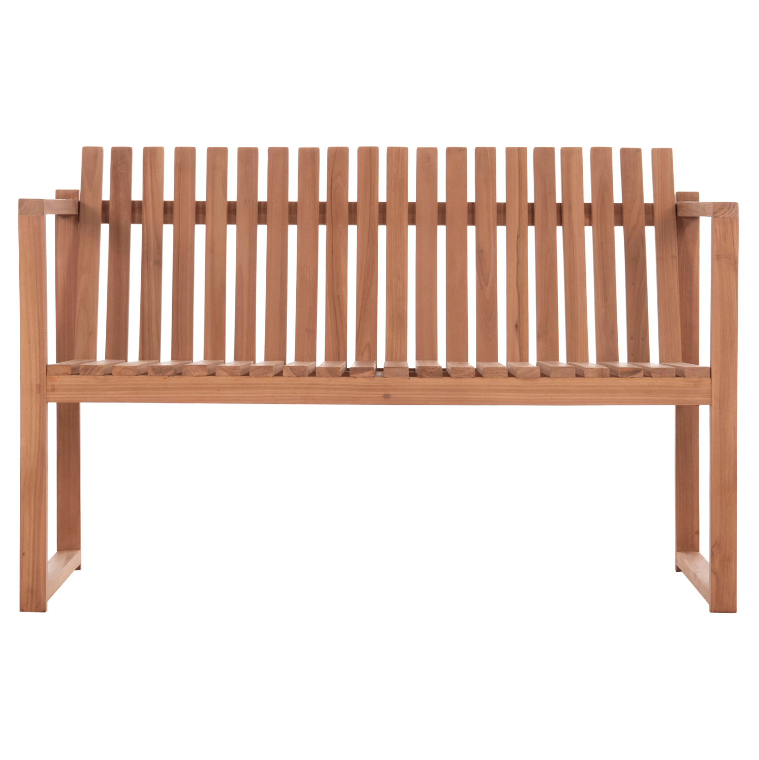 ΠΑΓΚΑΚΙ ΚΗΠΟΥ 2ΘΕΣΙΟ VED ΞΥΛΟ TEAK--ΦΥΣΙΚΟ ΧΡΩΜΑ 130x60x86Υεκ. 3