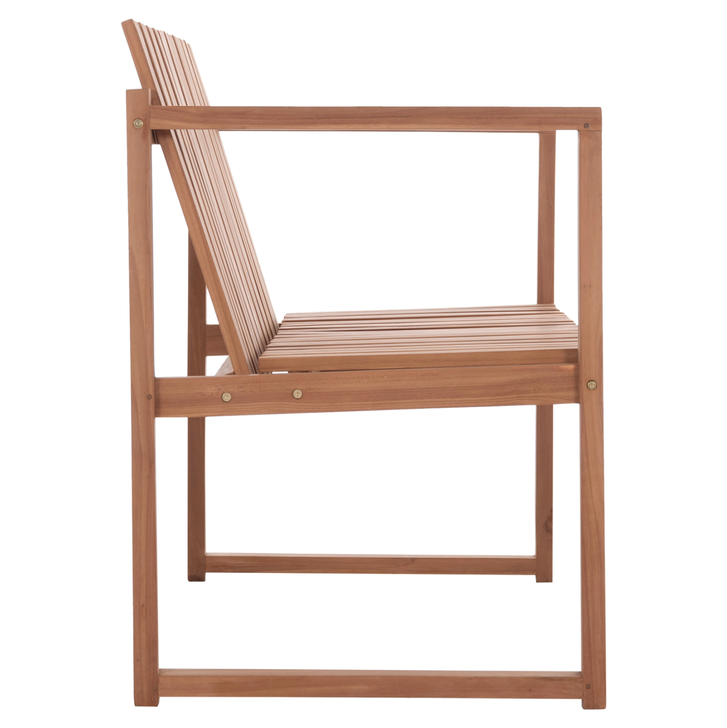 ΠΑΓΚΑΚΙ ΚΗΠΟΥ 2ΘΕΣΙΟ VED ΞΥΛΟ TEAK--ΦΥΣΙΚΟ ΧΡΩΜΑ 130x60x86Υεκ. 4