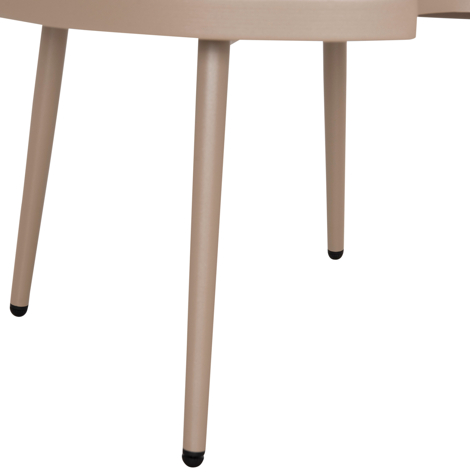 ΤΡΑΠΕΖΙ ΜΕΣΗΣ ΣΤΡΟΓΓΥΛΟ ΕΞ.ΧΩΡΟΥ TEROC ΑΛΟΥΜΙΝΙΟ ΚΑΠΟΥΤΣΙΝΟ Φ70x44Υεκ 10