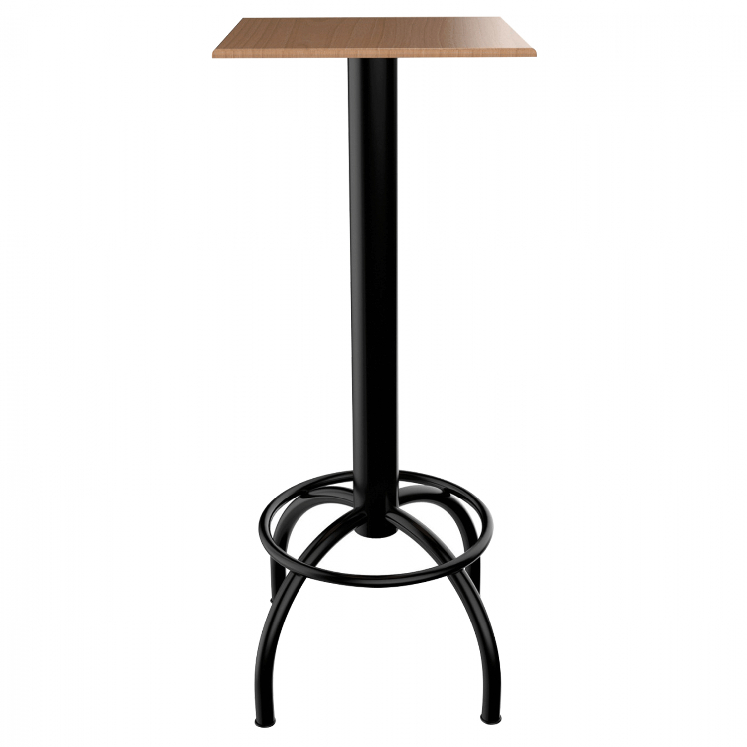 ΒΑΣΗ ΜΠΑΡ H/B ΜΑΥΡΗ 60x60x103 εκ. 1