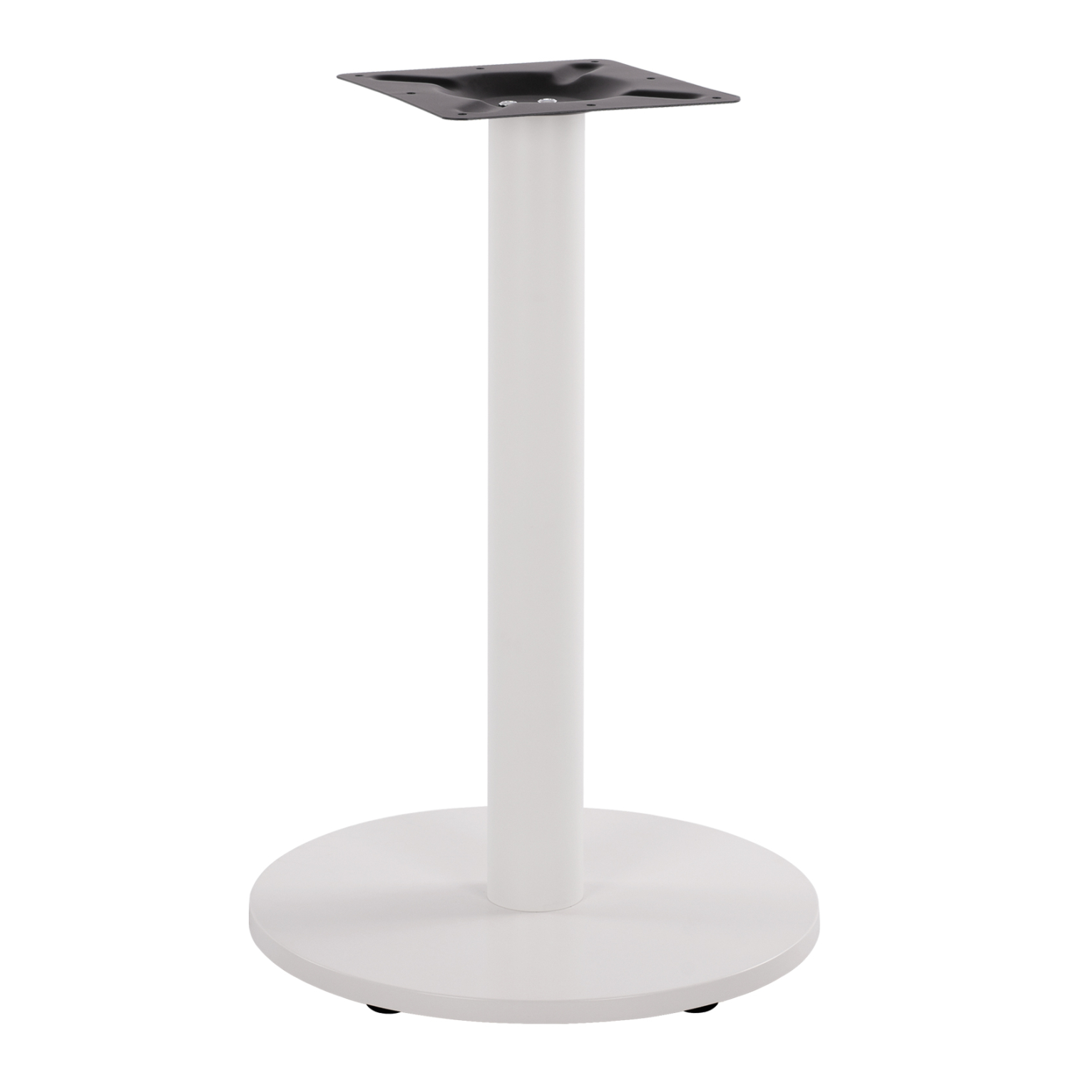 ΒΑΣΗ ΜΕΤΑΛΛΙΚΗ ΛΕΥΚΗ ΜΑΤ Φ45x72Υεκ. ΜΕ ΡΕΓΟΥΛΑΤΟΡΟΥΣ 1