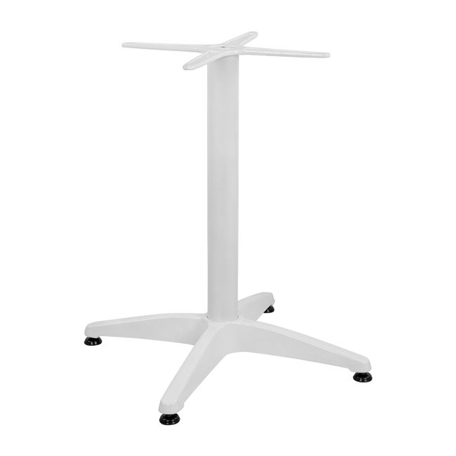 ΒΑΣΗ ΑΛΟΥΜΙΝΙΟΥ 4ΝΥΧΗ 66x66x69Υεκ. ΜΕ ΣΤΑΥΡΟ 45x45εκ. ΛΕΥΚΗ 1