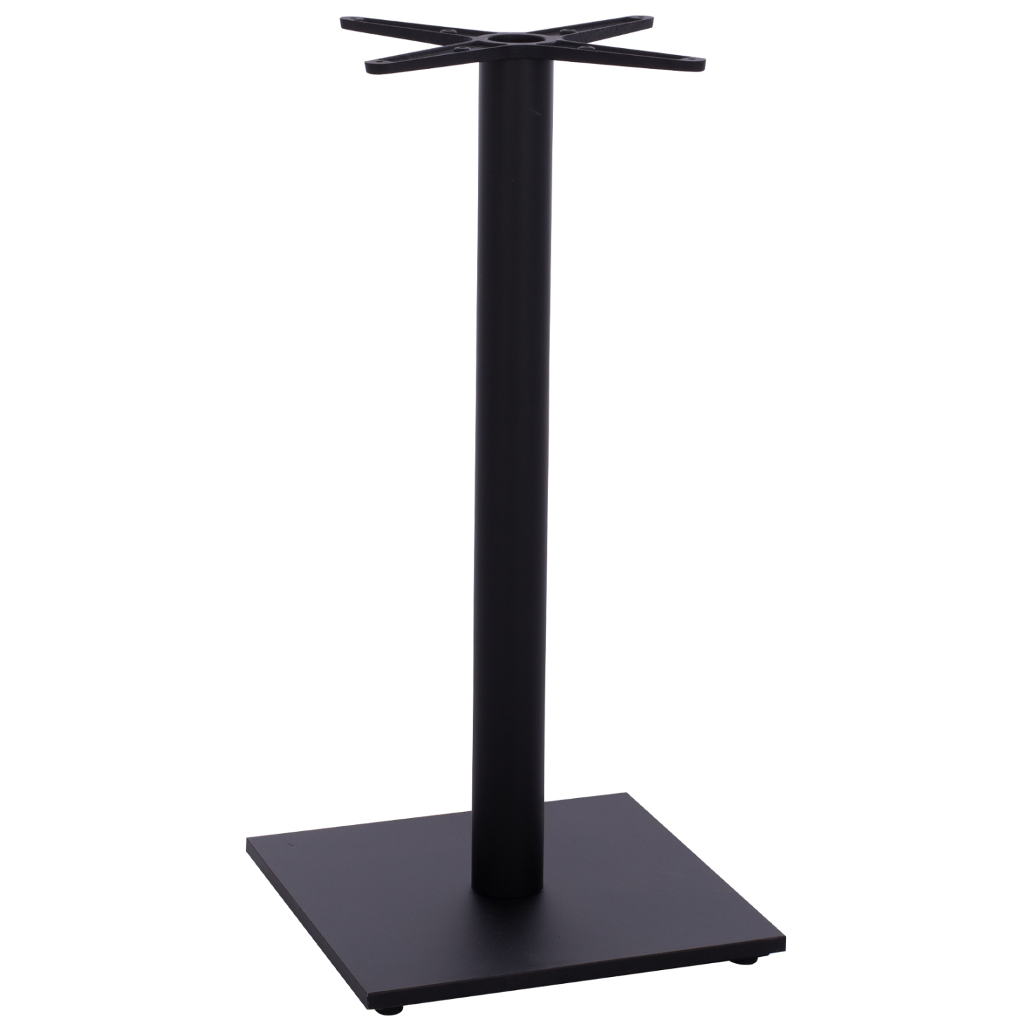 ΒΑΣΗ ΜΕΤΑΛΛΙΚΗ ΜΠΑΡ ΜΕΣΣΑΙΟΥ ΥΨΟΥΣ ΜΑΥΡΗ ΜΑΤ ΣΤΑΥΡΟΣ 46Χ46εκ 45Χ45Χ94Υεκ. 1