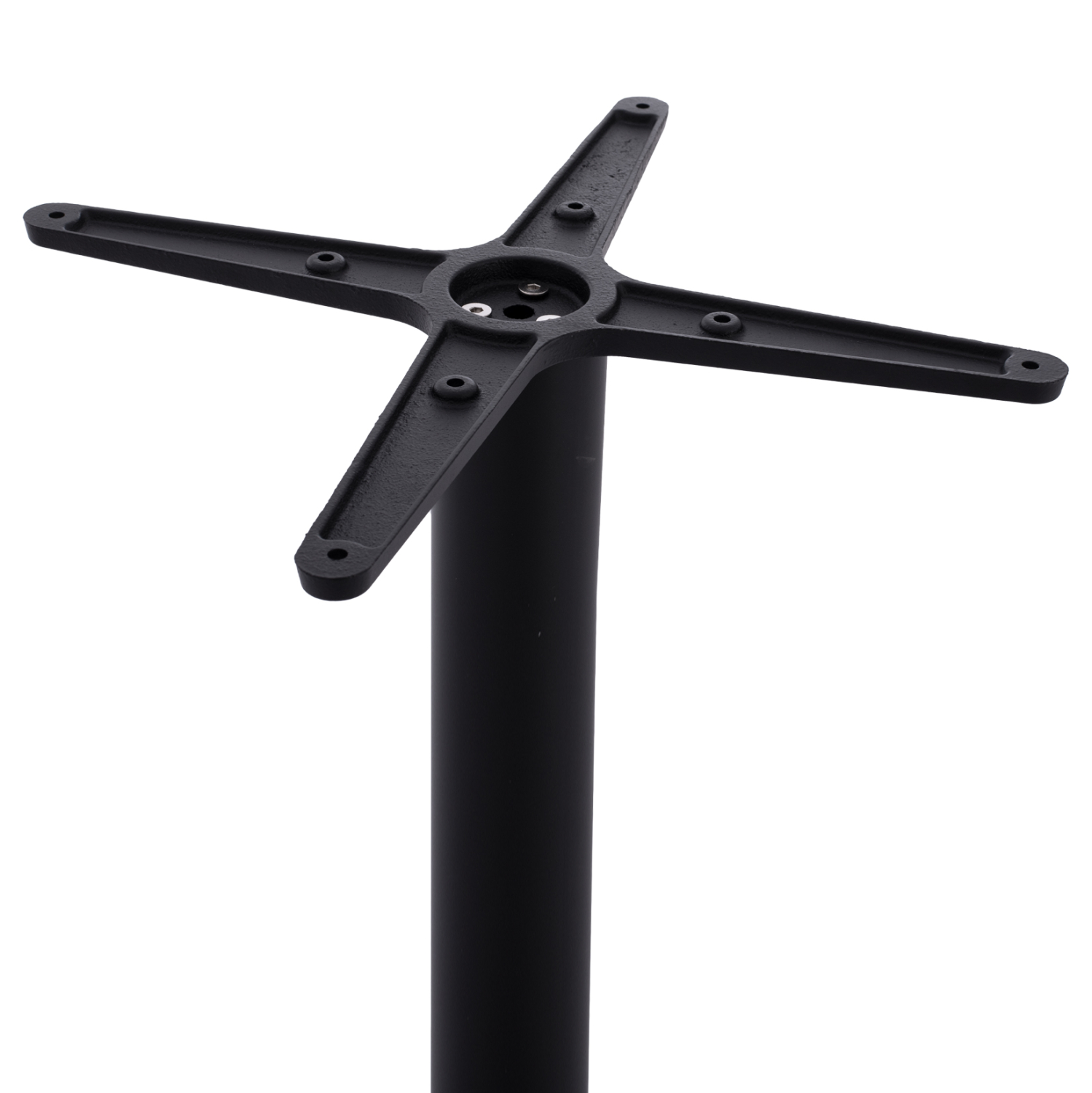 ΒΑΣΗ ΜΕΤΑΛΛΙΚΗ ΜΠΑΡ ΜΕΣΣΑΙΟΥ ΥΨΟΥΣ ΜΑΥΡΗ ΜΑΤ ΣΤΑΥΡΟΣ 46Χ46εκ 45Χ45Χ94Υεκ. 5