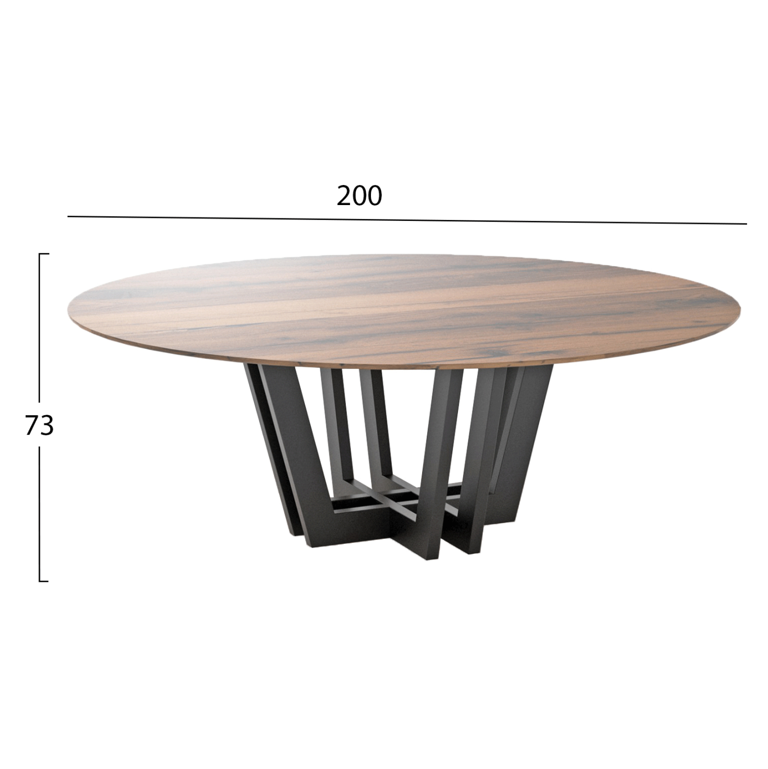 ΒΑΣΗ ΤΡΑΠΕΖΙΟΥ ΜΕΤΑΛΙΚΗ ΜΑΥΡΗ ΓΙΑ ΕΠΙΦΑΝΕΙΑ Φ150 2