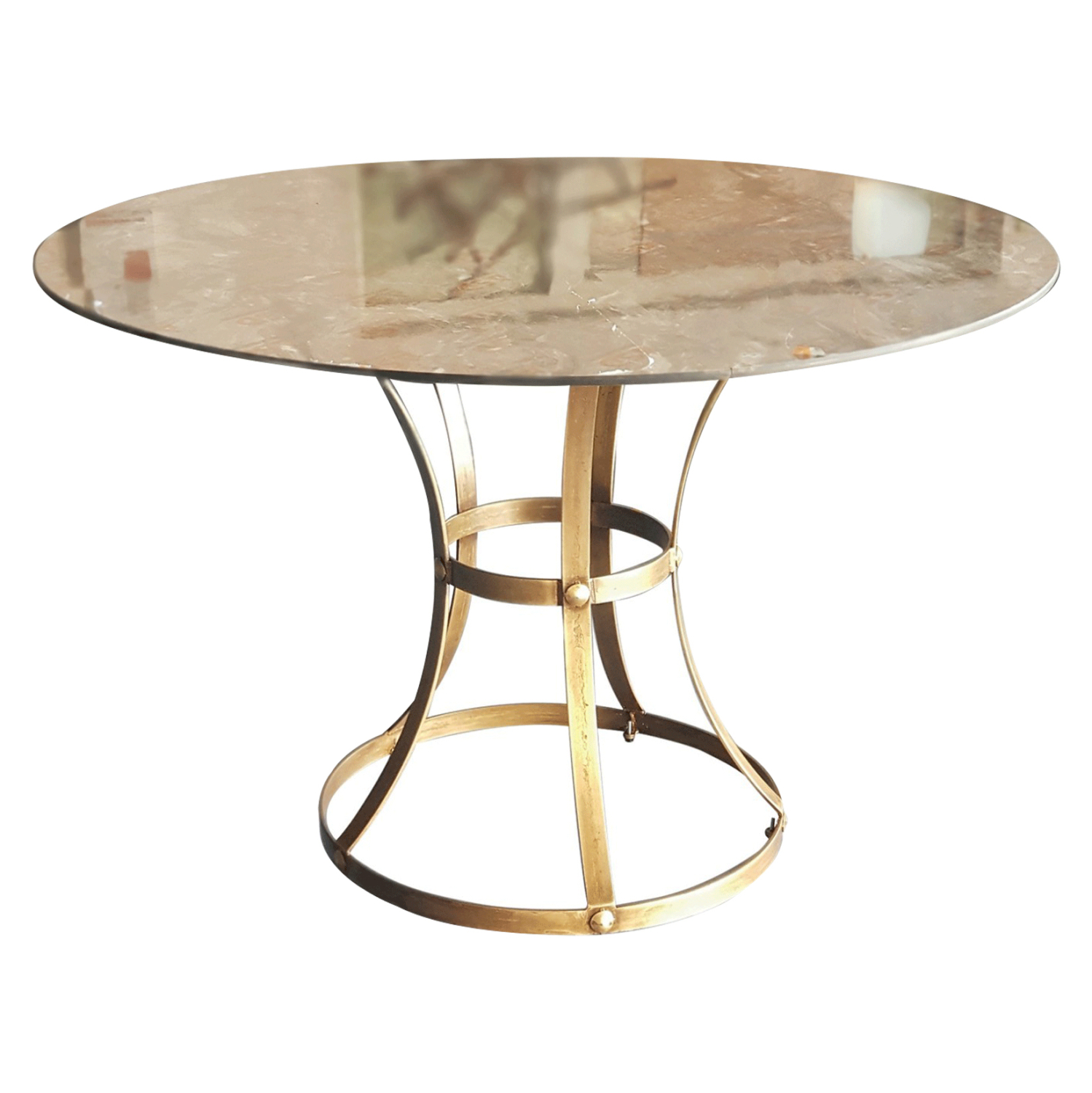 ΒΑΣΗ ΧΡΥΣΗ ΜΕΤΑΛΛΙΚΗ Φ80x73 ΓΙΑ ΕΠΙΦΑΝΕΙΑ Φ120 1