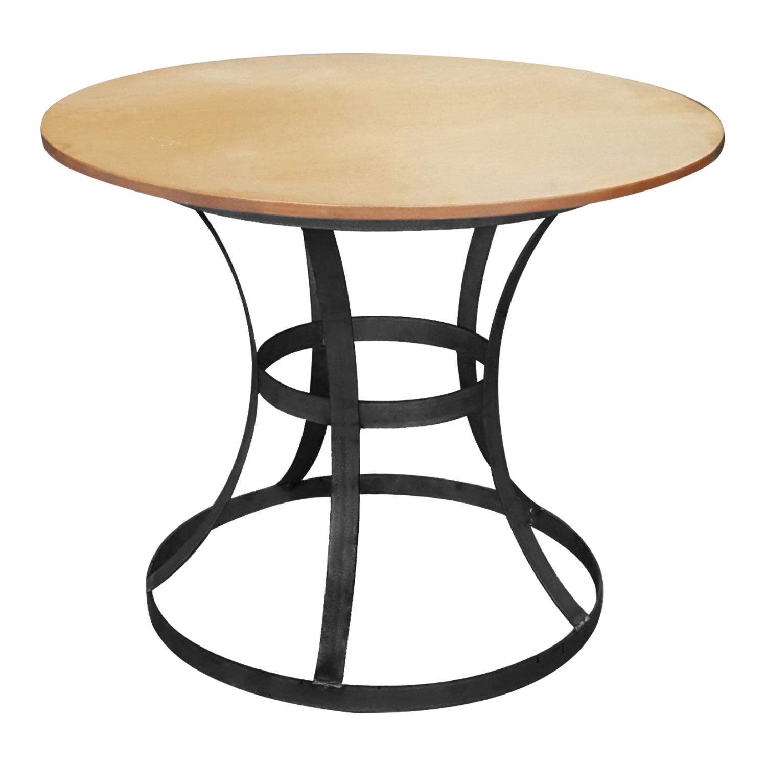 ΒΑΣΗ ΤΡΑΠΕΖΙΟΥ ΜΑΥΡΗ ΜΕΤΑΛΛΙΚΗ Φ70x103 εκ. ΓΙΑ ΕΠΙΦΑΝΕΙΑ Φ120 εκ. 1