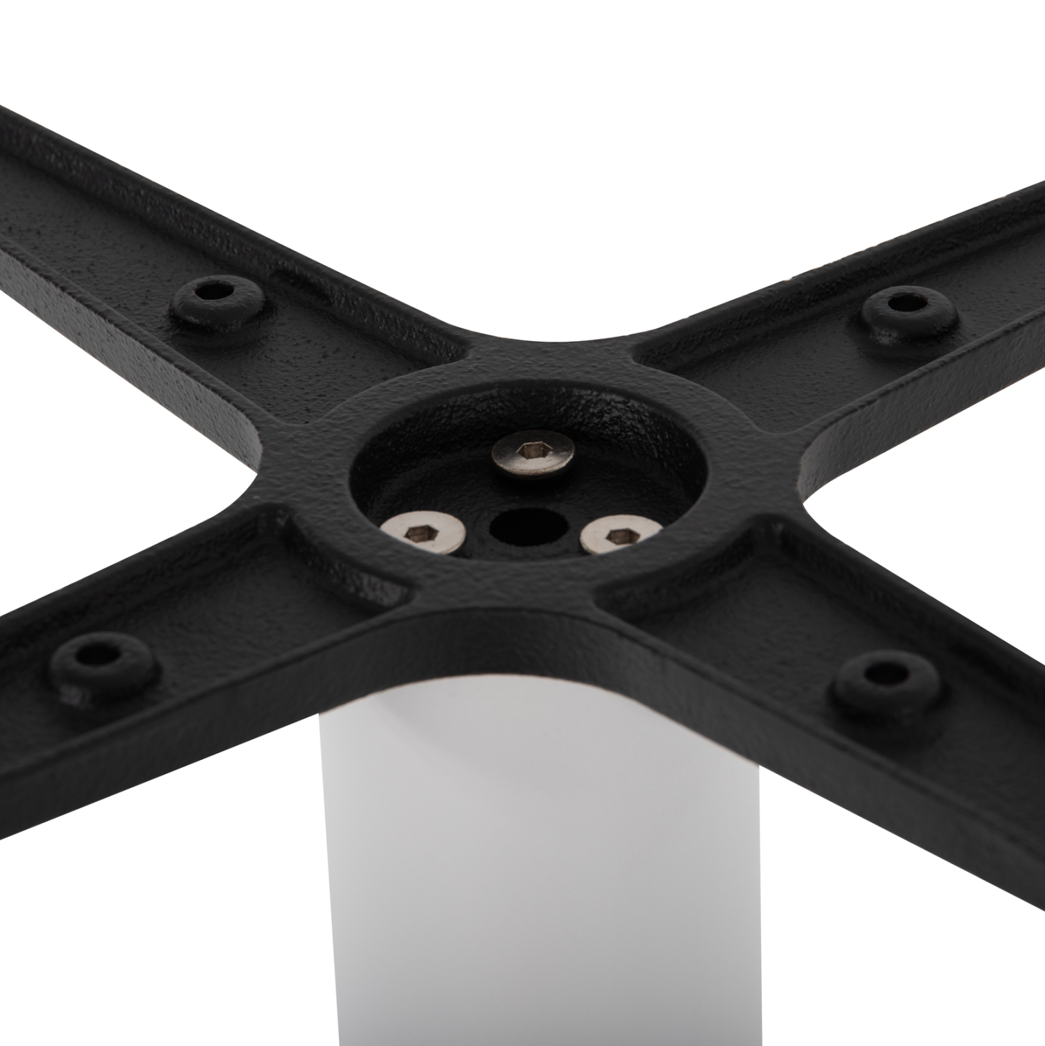 ΒΑΣΗ ΜΠΑΡ ΜΕΤΑΛΛΙΚΗ ΛΕΥΚΗ ΜΑΤ 46Χ46Χ108Yεκ. ΜΕ ΡΕΓΟΥΛΑΤΟΡΟΥΣ 6