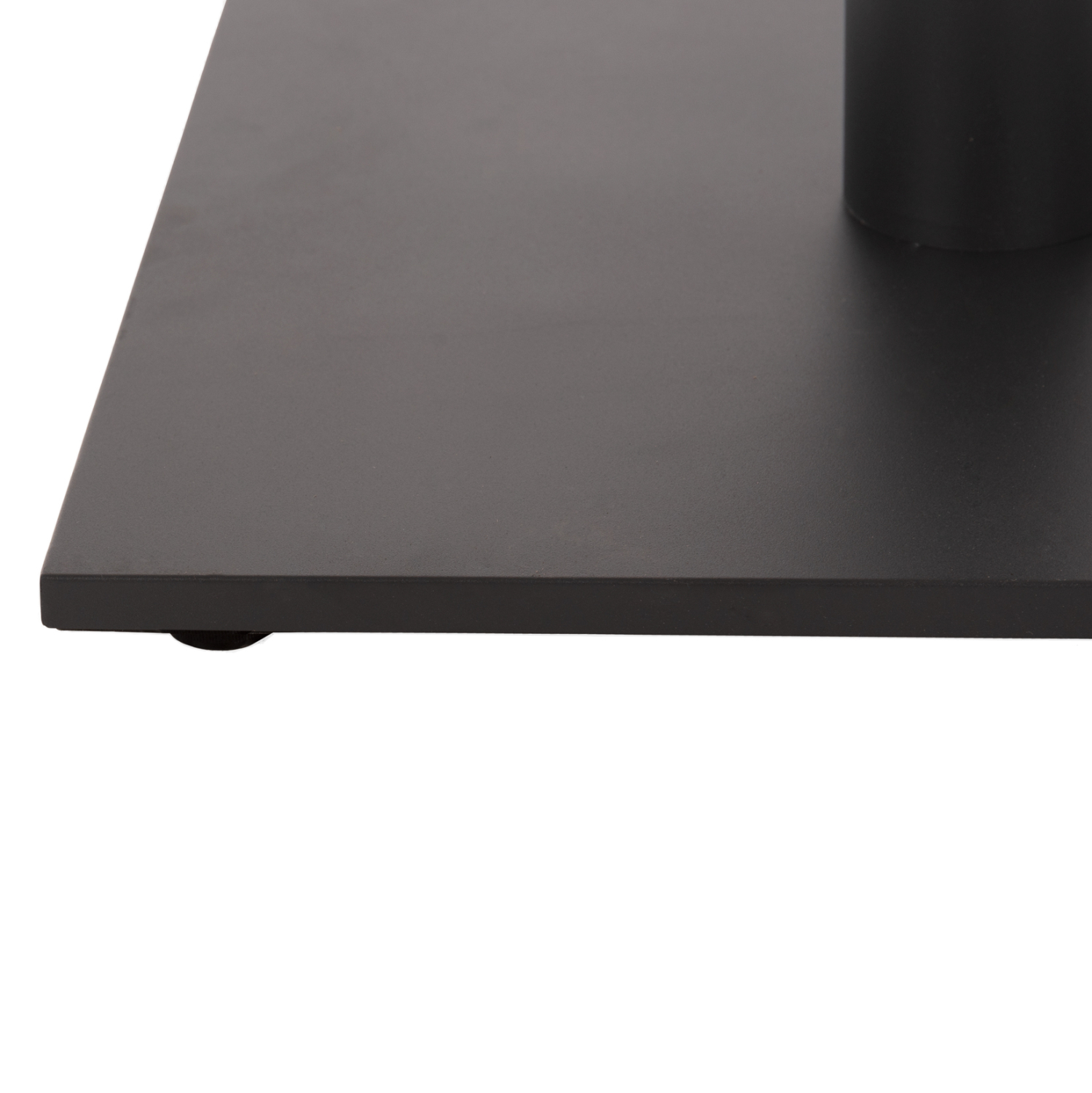 ΒΑΣΗ ΤΡΑΠΕΖΙΟΥ ΜΠΑΡ ΜΕΤΑΛΛΙΚΗ ΓΚΡΙ ΜΑΤ 46Χ46Χ108Yεκ. ΜΕ ΡΕΓΟΥΛΑΤΟΡΟΥΣ 4