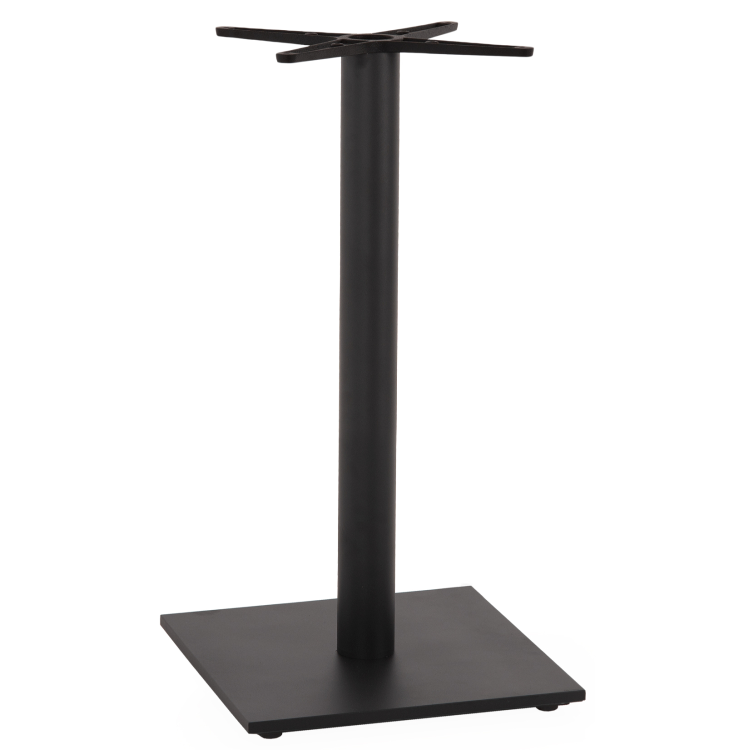 ΒΑΣΗ ΜΕΤΑΛΛΙΚΗ ΜΠΑΡ ΜΕΣΑΙΟΥ ΥΨΟΥΣ ΓΚΡΙ ΜΑΤ ΣΤΑΥΡΟΣ 46Χ46εκ 45Χ45Χ94Υεκ. 1