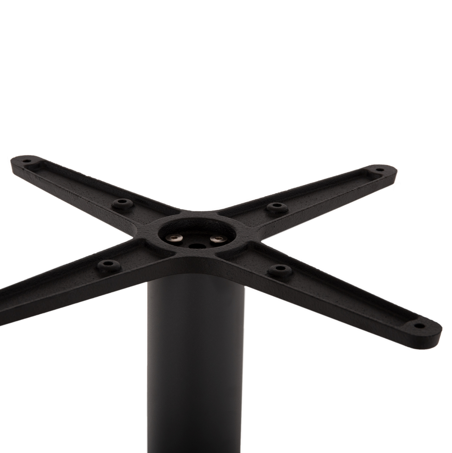 ΒΑΣΗ ΜΕΤΑΛΛΙΚΗ ΜΠΑΡ ΜΕΣΑΙΟΥ ΥΨΟΥΣ ΓΚΡΙ ΜΑΤ ΣΤΑΥΡΟΣ 46Χ46εκ 45Χ45Χ94Υεκ. 5