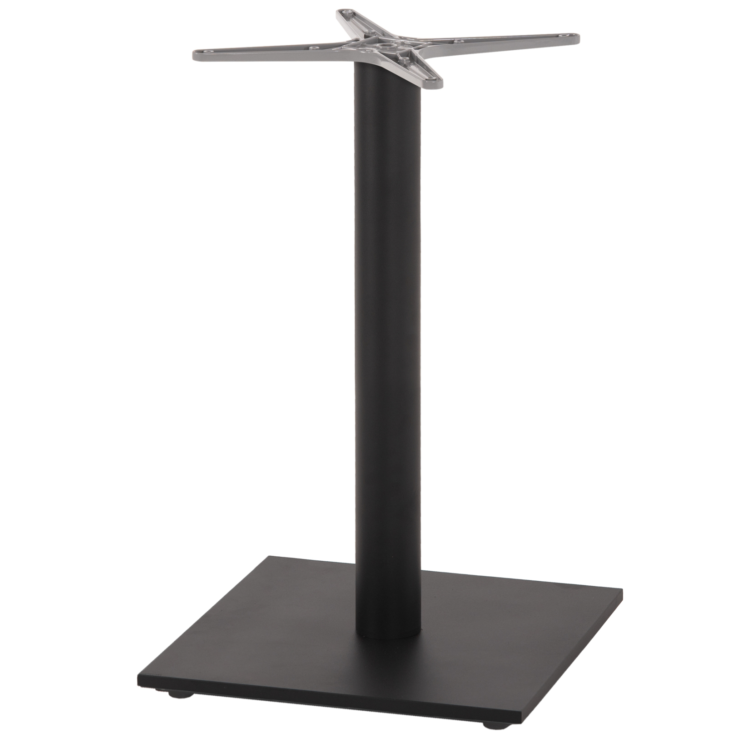 ΒΑΣΗ ΤΡΑΠΕΖΙΟΥ ΑΛΟΥΜΙΝΙΟΥ ΓΚΡΙ ΣΤΑΥΡΟΣ 46Χ46εκ 46Χ46Χ72Υεκ. 1