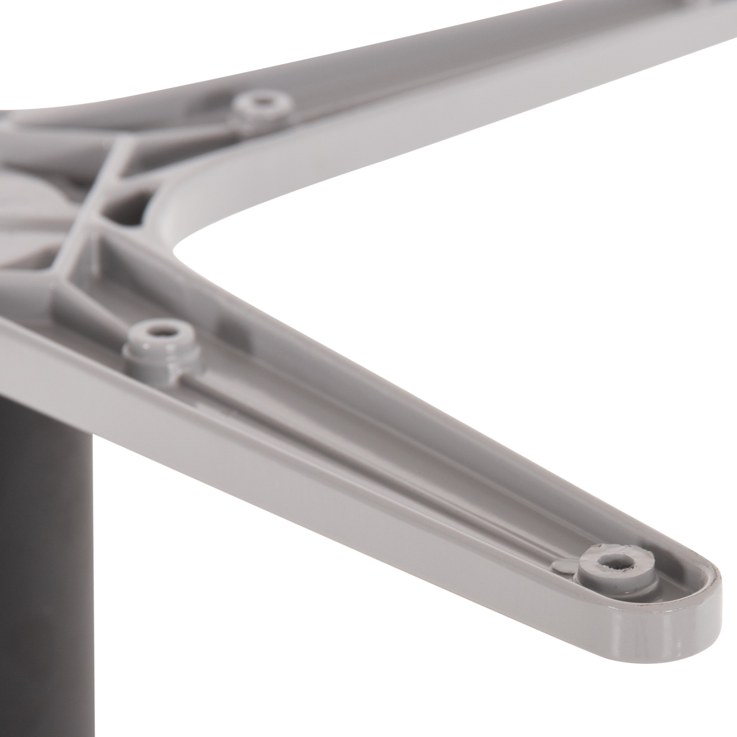 ΒΑΣΗ ΤΡΑΠΕΖΙΟΥ ΑΛΟΥΜΙΝΙΟΥ ΣΤΡΟΓΓΥΛΗ ΜΑΥΡΟ ΜΑΤ ΣΤΑΥΡΟΣ 48Χ48εκ Φ45Χ72Υεκ. 6