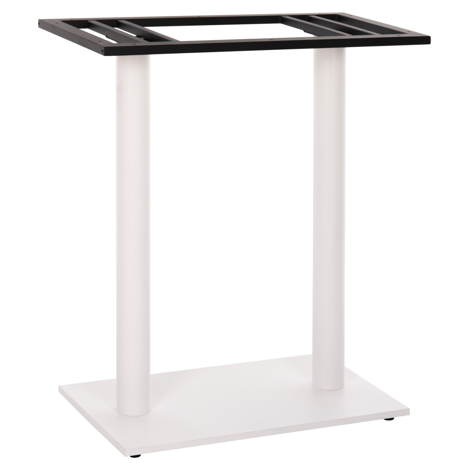 ΒΑΣΗ ΜΠΑΡ ΜΕΤΑΛΛΙΚΗ ΔΙΠΛΗ ΛΕΥΚΗ ΜΑΤ ΜΕΣΑΙΟΥ ΥΨΟΥΣ 40Χ80Χ90Υεκ. 1