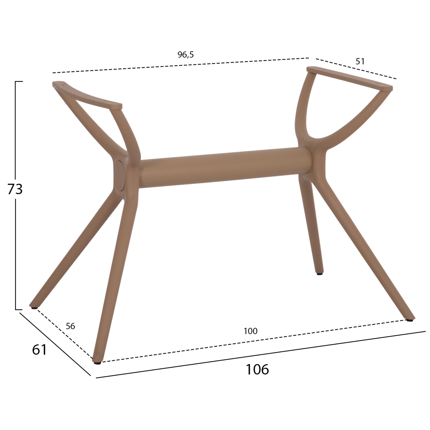 ΒΑΣΗ ΠΟΛΥΠΡΟΠΥΛΕΝΙΟΥ-ΜΕΤΑΛΛΟΥ ΚΑΠΟΥΤΣΙΝΟ ΓΙΑ ΕΠΙΦΑΝΕΙΑ 120Χ80εκ 2