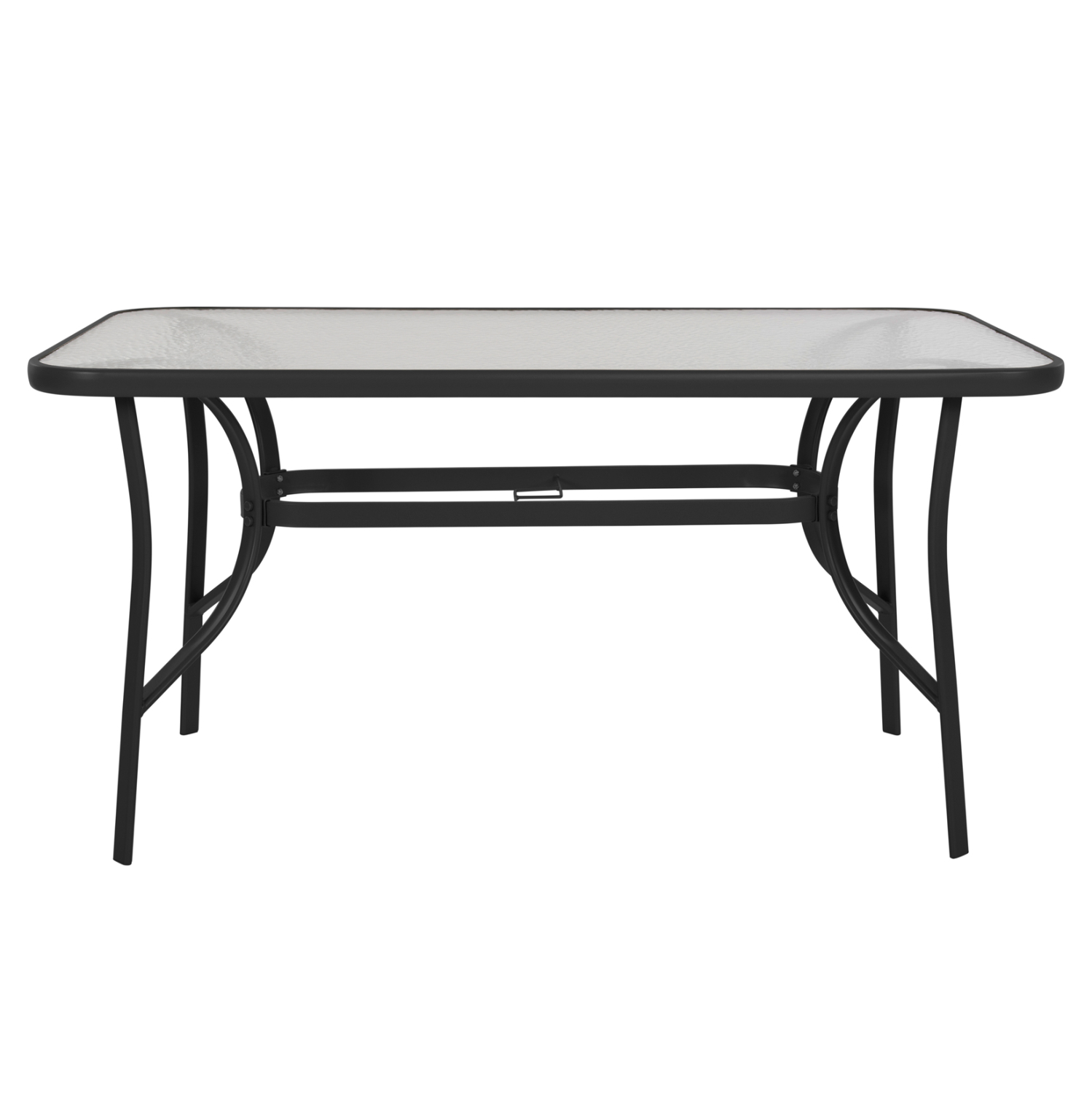 ΤΡΑΠΕΖΙ BRUNO ΜΑΥΡΟ ΜΕΤΑΛΛΙΚΟ ΜΕ ΓΥΑΛΙΝΗ ΕΠΙΦΑΝΕΙΑ 140Χ80Χ72Υεκ 3