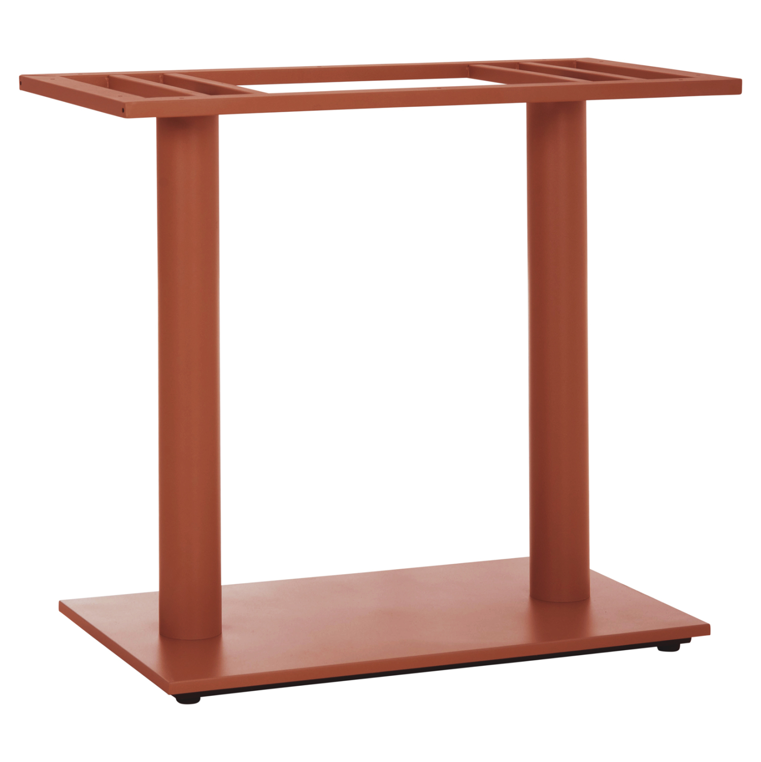 ΒΑΣΗ ΤΡΑΠΕΖΙΟΥ ΜΕΤΑΛΛΙΚΗ ΔΙΠΛΗ ΤΕΡΑΚΟΤΑ ΜΕ ΡΕΓΟΥΛΑΤΟΡΟΥΣ 80Χ40Χ72Υεκ. 1