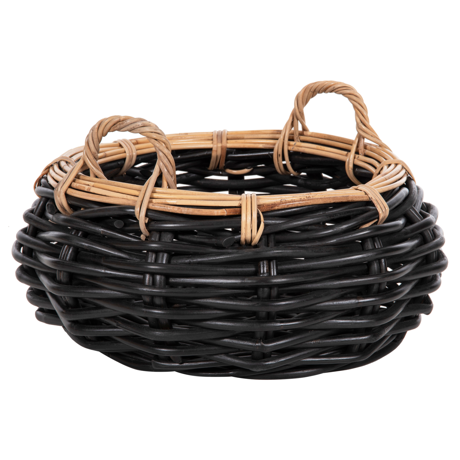 ΚΑΛΑΘΙ ΔΑΠΕΔΟΥ POTTS ΜΑΥΡO&ΦΥΣΙΚΟ ΧΡΩΜΑ- CL RATTAN Φ62x36Yεκ. 1