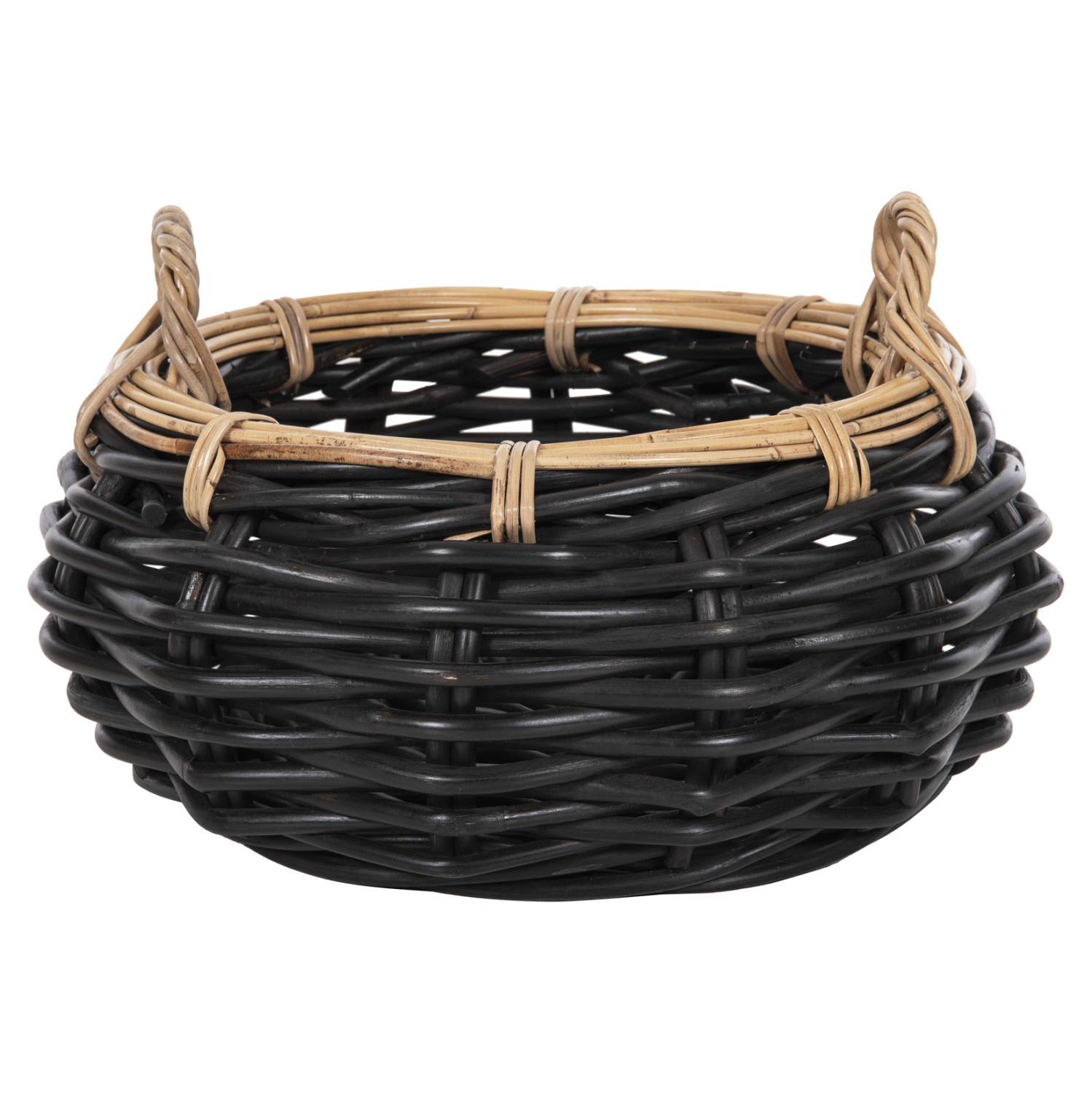 ΚΑΛΑΘΙ ΔΑΠΕΔΟΥ POTTS ΜΑΥΡO&ΦΥΣΙΚΟ ΧΡΩΜΑ- CL RATTAN Φ62x36Yεκ. 3