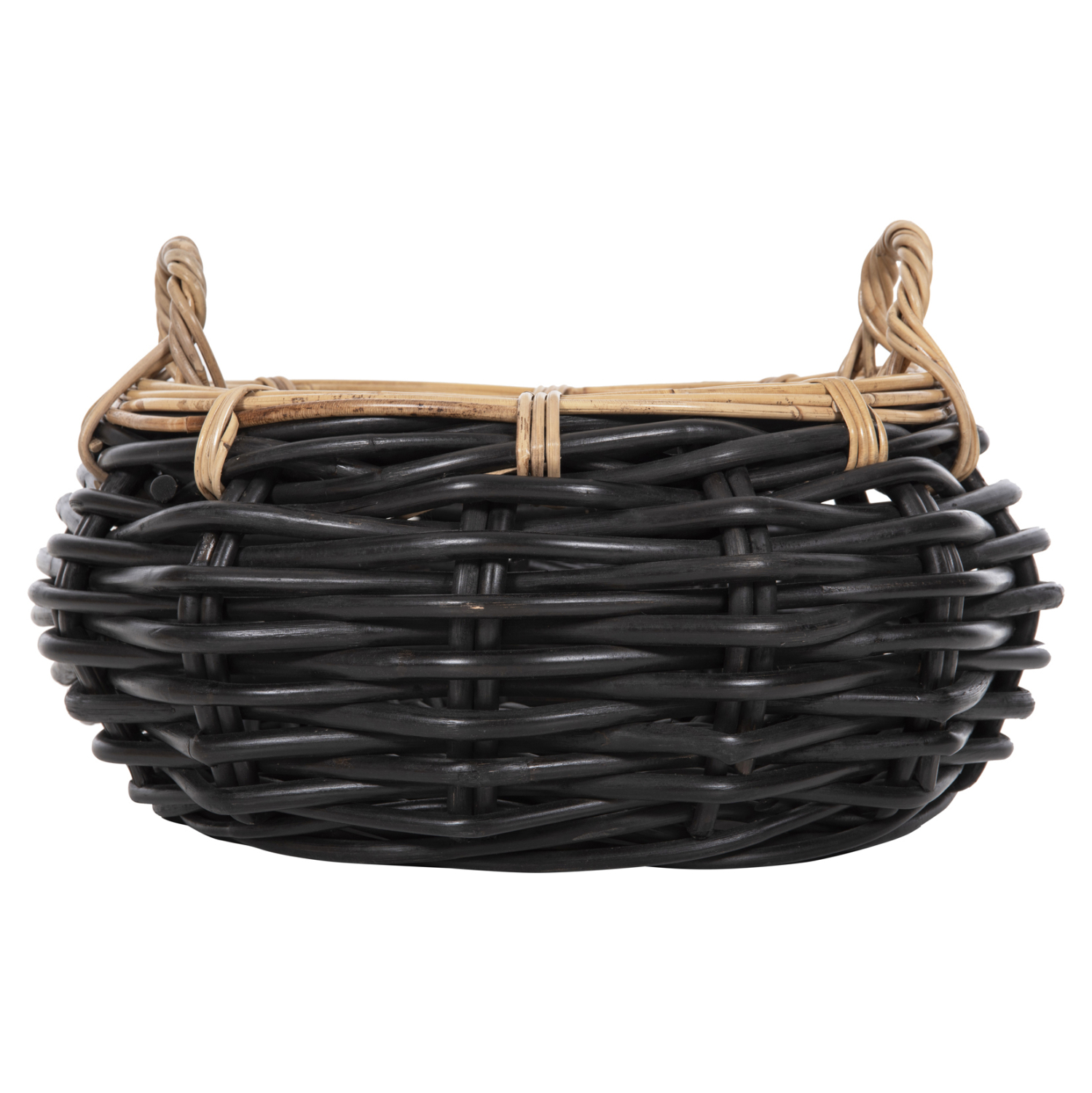 ΚΑΛΑΘΙ ΔΑΠΕΔΟΥ POTTS ΜΑΥΡO&ΦΥΣΙΚΟ ΧΡΩΜΑ- CL RATTAN Φ62x36Yεκ. 6