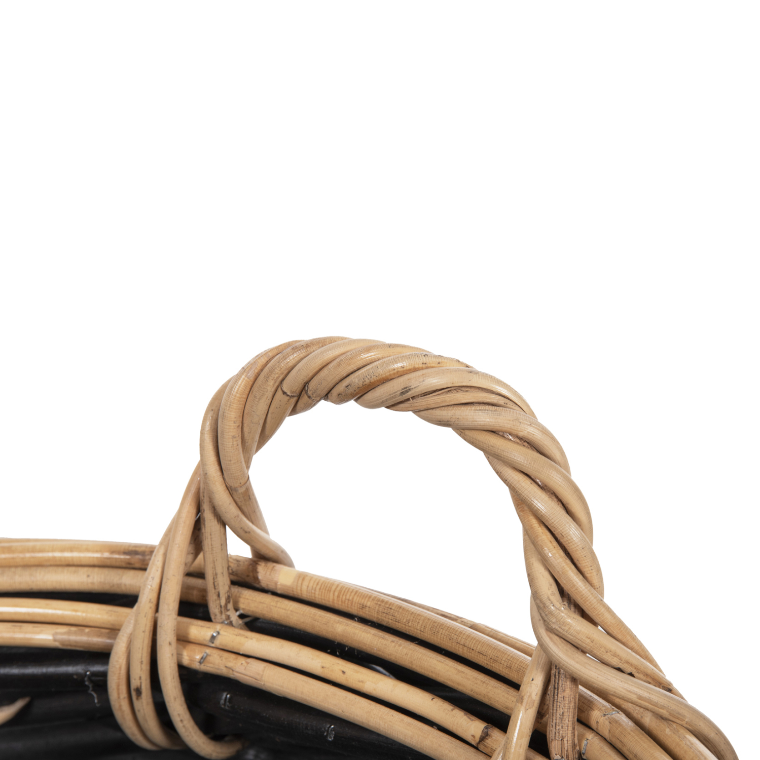 ΚΑΛΑΘΙ ΔΑΠΕΔΟΥ POTTS ΜΑΥΡO&ΦΥΣΙΚΟ ΧΡΩΜΑ- CL RATTAN Φ62x36Yεκ. 8