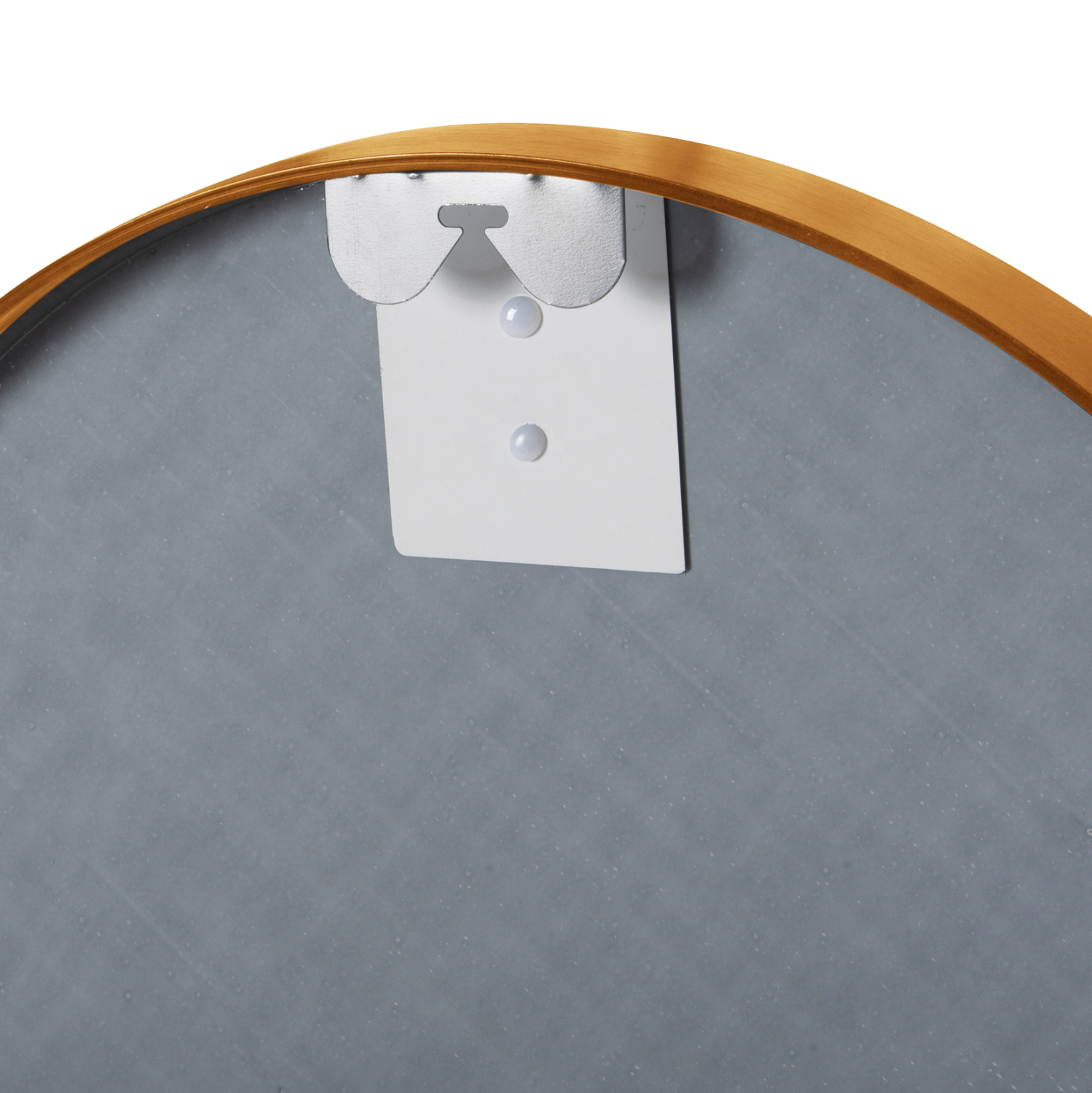 ΚΑΘΡΕΠΤΗΣ ΤΟΙΧΟΥ ΣΤΡΟΓΓΥΛΟΣ ΣΚΕΛΕΤΟΣ ΑΛΟΥΜΙΝΙΟΥ ΣΕ ΧΡΥΣΟ ΧΡΩΜΑ Φ50x3εκ. 5