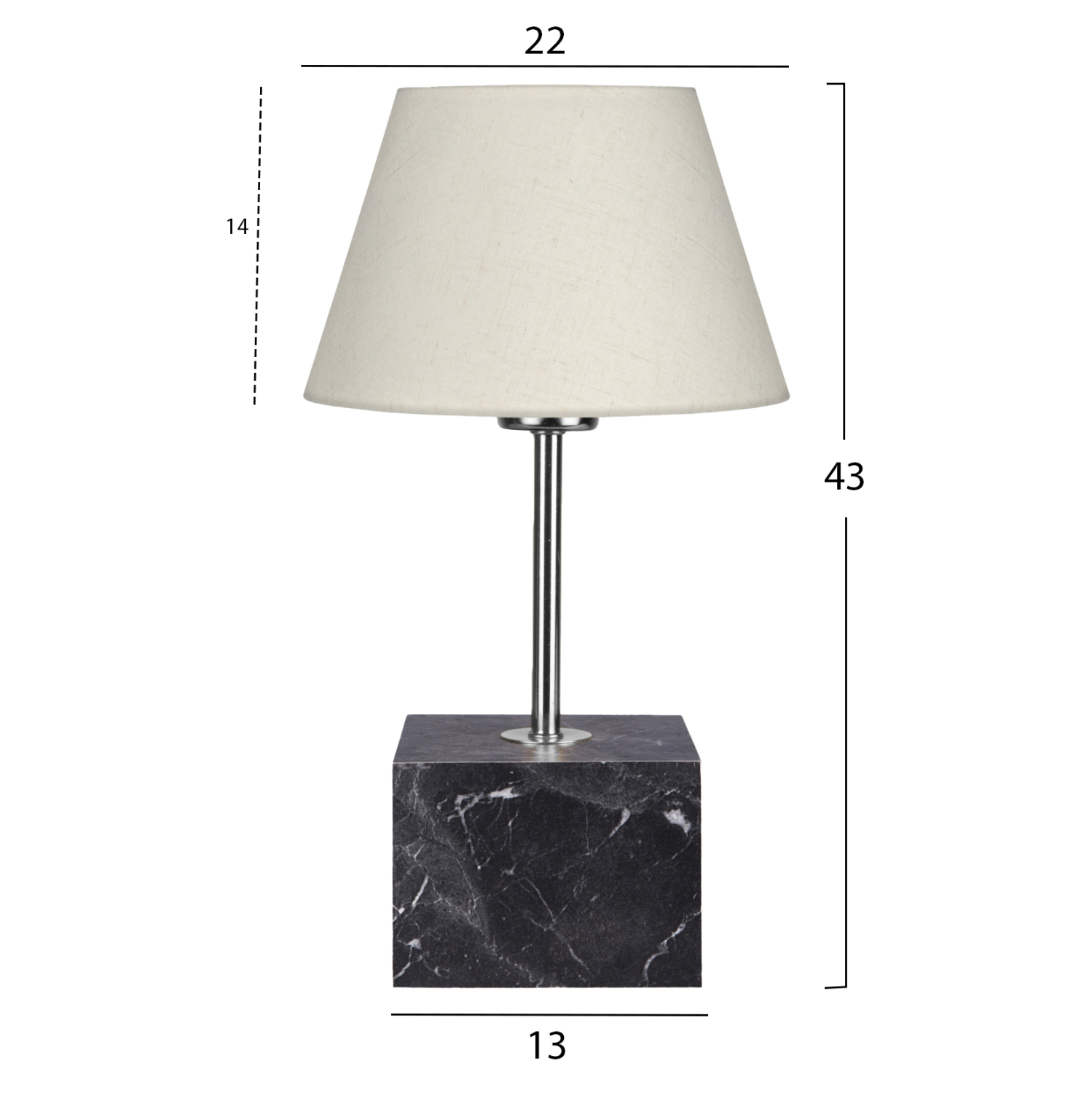 ΦΩΤΙΣΤΙΚΟ ΕΠΙΤΡΑΠΕΖΙΟ ΕΚΡΟΥ 13x13x43Y εκ. 2