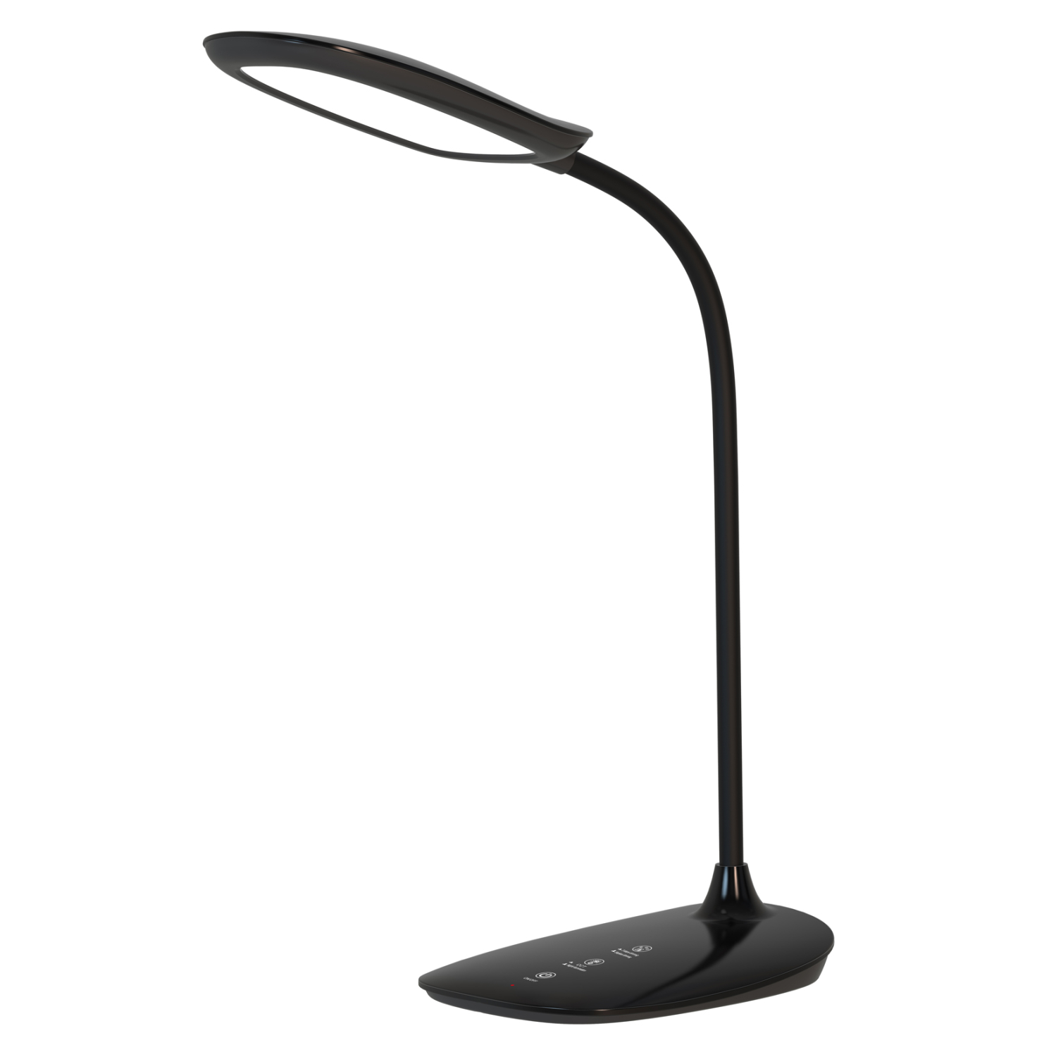 ΦΩΤΙΣΤΙΚΟ ΓΡΑΦΕΙΟΥ LED BLAIN ΜΑΥΡΟ ABS 13,6x17,7x40Υ εκ. 1