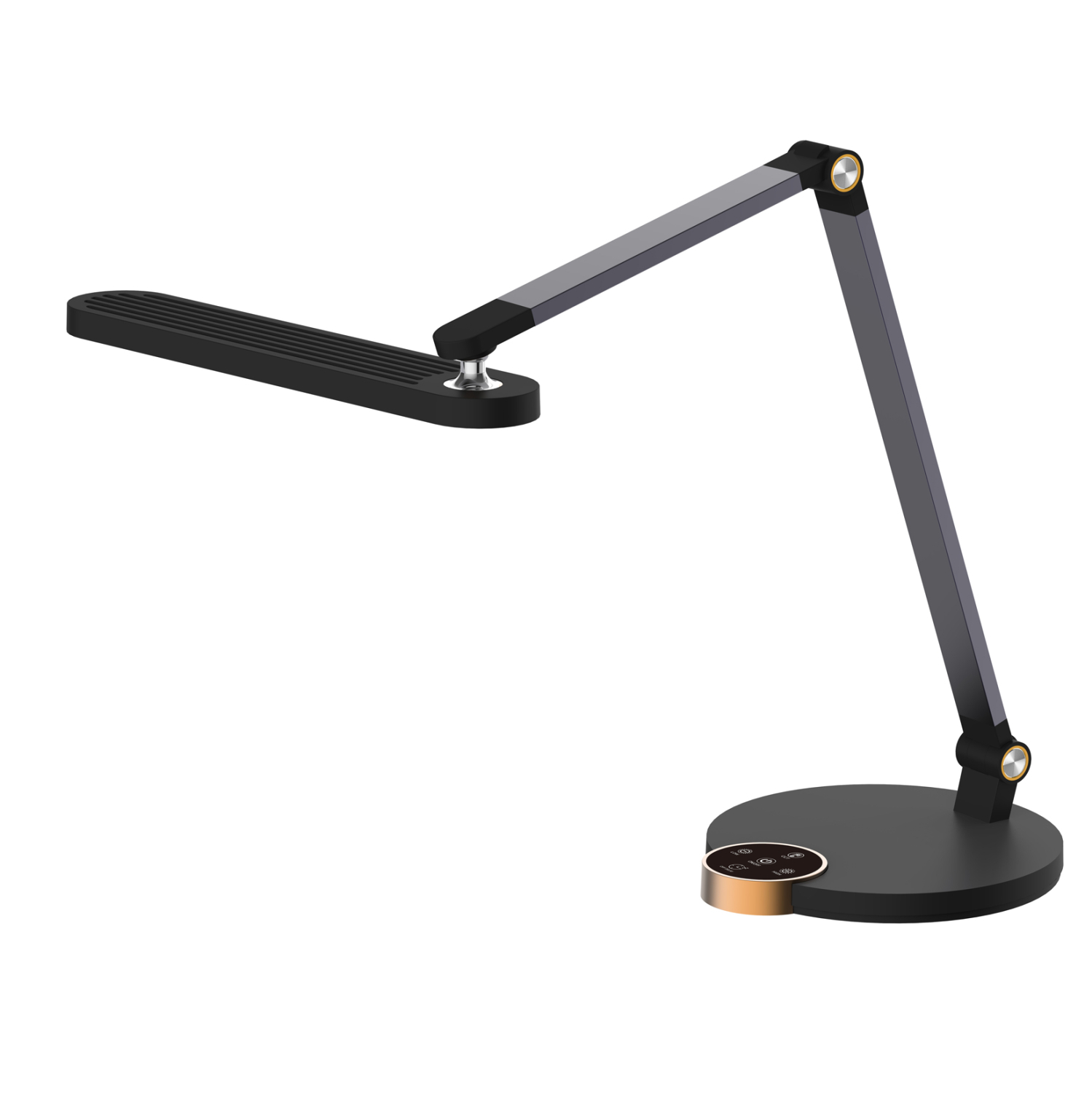 ΦΩΤΙΣΤΙΚΟ ΓΡΑΦΕΙΟΥ LED BLAIN PRO ΜΑΥΡΗ ΒΑΣΗ ABS-ΓΚΡΙ ΑΛΟΥΜΙΝΙΟ 51,8x40Υεκ. 1