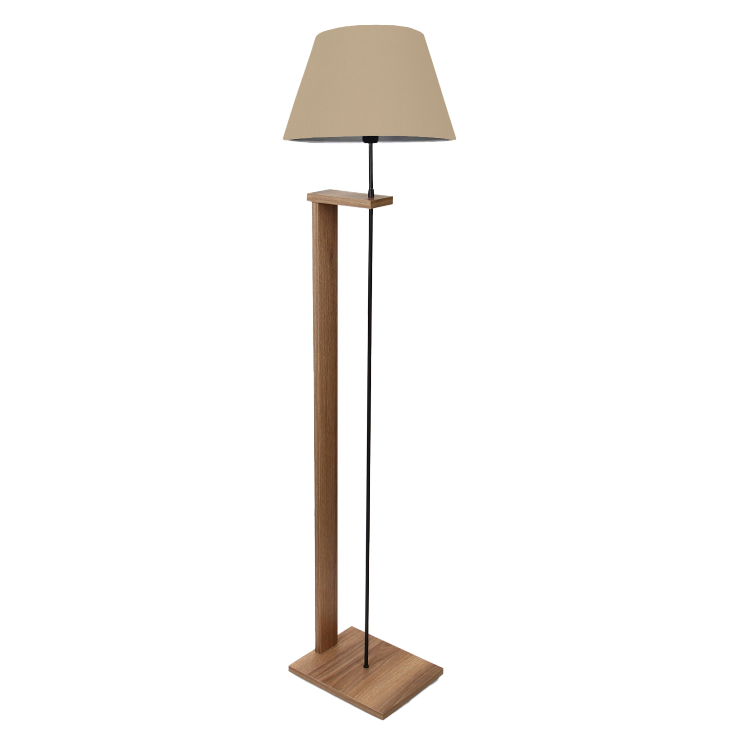 ΦΩΤΙΣΤΙΚΟ ΔΑΠΕΔΟΥ MDF ΚΑΡΥΔΙ ΜΕ ΜΠΕΖ Φ38x150 εκ. 1