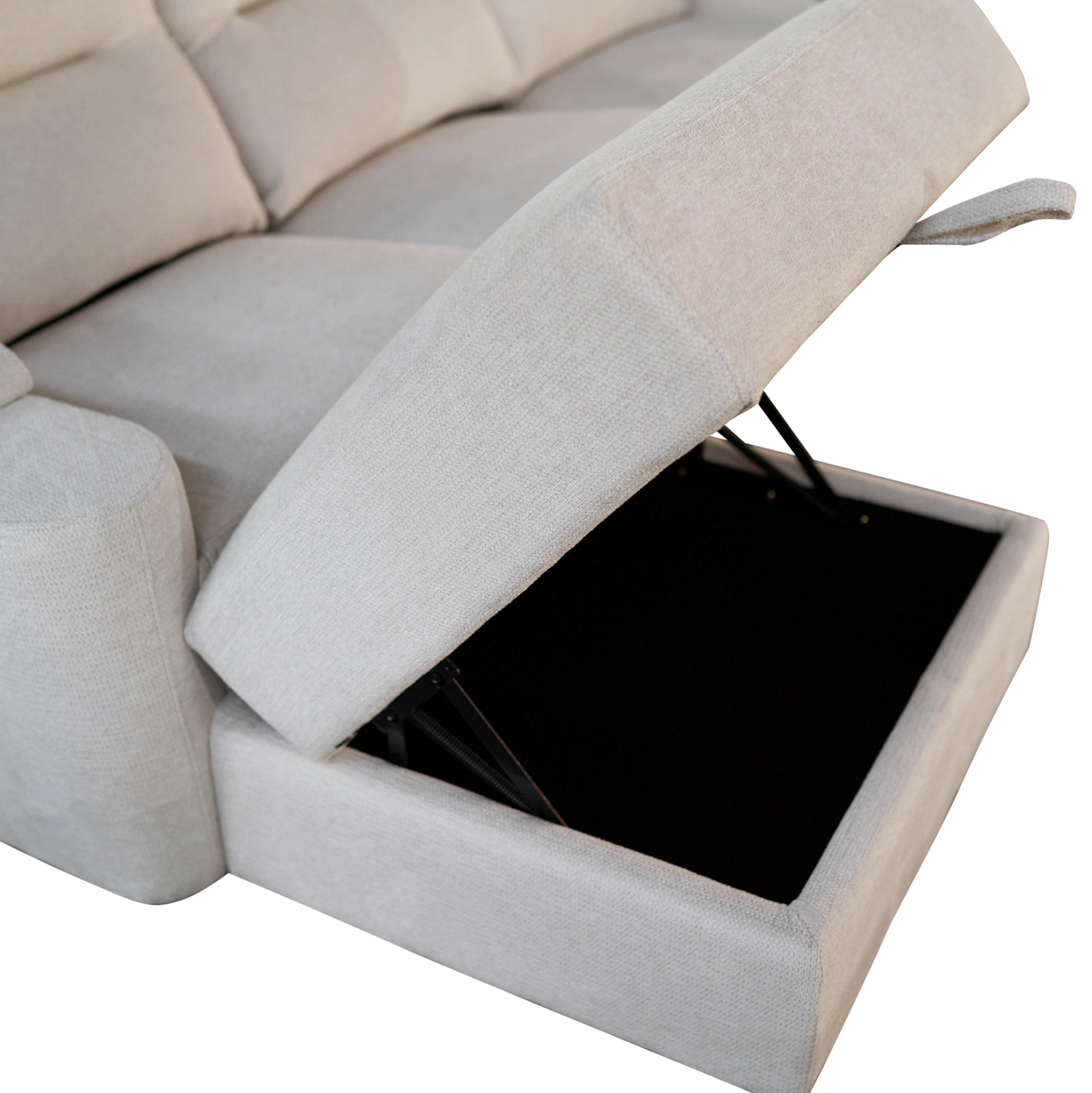 ΣΕΤ ΚΑΝΑΠΕΣ-ΠΟΛΥΘΡΟΝΑ RELAX SYNTHIA ΜΠΕΖ ΥΦΑΣΜΑ-ΗΛΕΚΤΡΙΚΗ ΑΝΑΚΛΙΣΗ [L] 6