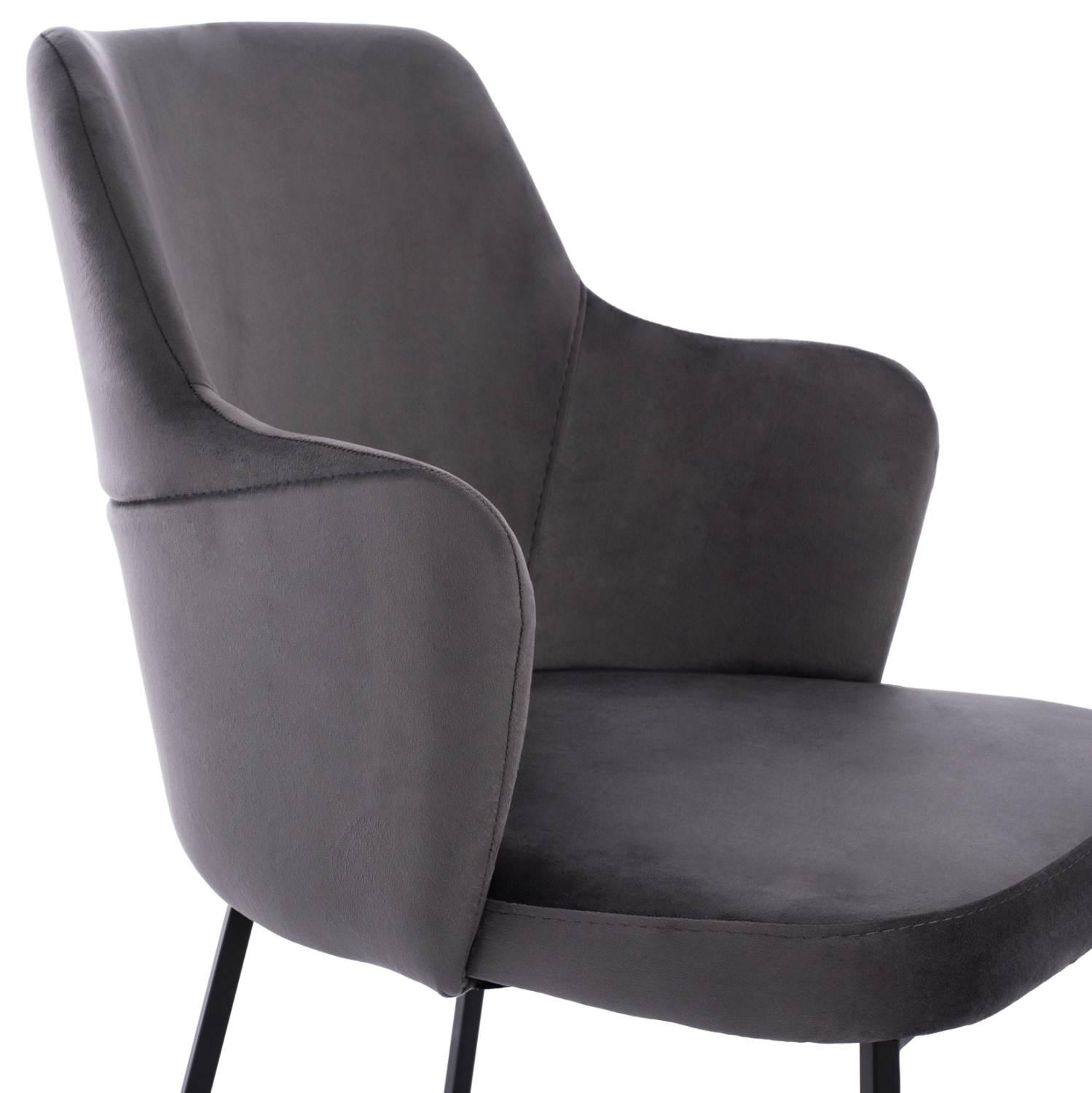 ΣΕΤ ΤΡΑΠΕΖΑΡΙΑΣ 7ΤΜΧ ΤΡΑΠΕΖΙ MDF ME ΚΑΠΛΑΜΑ ΚΑΡΥΔΙΑΣ & ΚΑΡΕΚΛΕΣ TRIANA ΓΚΡΙ 5