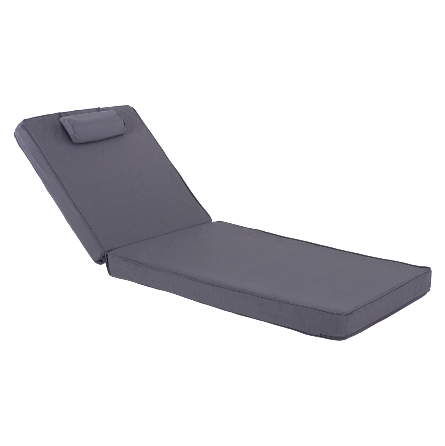 ΜΑΞΙΛΑΡΙ ΞΑΠΛΩΣΤΡΑΣ TEXTILENE 600gr/m2 SIFNOS ΓΚΡΙ 194x70x11Yεκ. 1