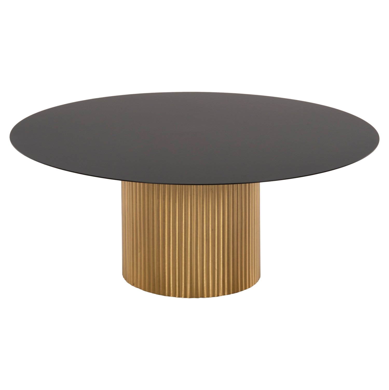 ΤΡΑΠΕΖΙA ΣΑΛΟΝΙΟΥ 2ΤΜΧ CLAD HM11916 ΜΕΤΑΛΛΟ ΣΕ ΧΡΥΣΟ-ΜΑΥΡΟ Φ110x38Υ & Φ80x32Υ εκ. 4