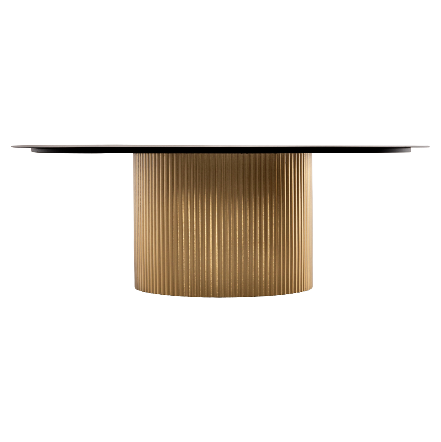 ΤΡΑΠΕΖΙA ΣΑΛΟΝΙΟΥ 2ΤΜΧ CLAD HM11916 ΜΕΤΑΛΛΟ ΣΕ ΧΡΥΣΟ-ΜΑΥΡΟ Φ110x38Υ & Φ80x32Υ εκ. 5