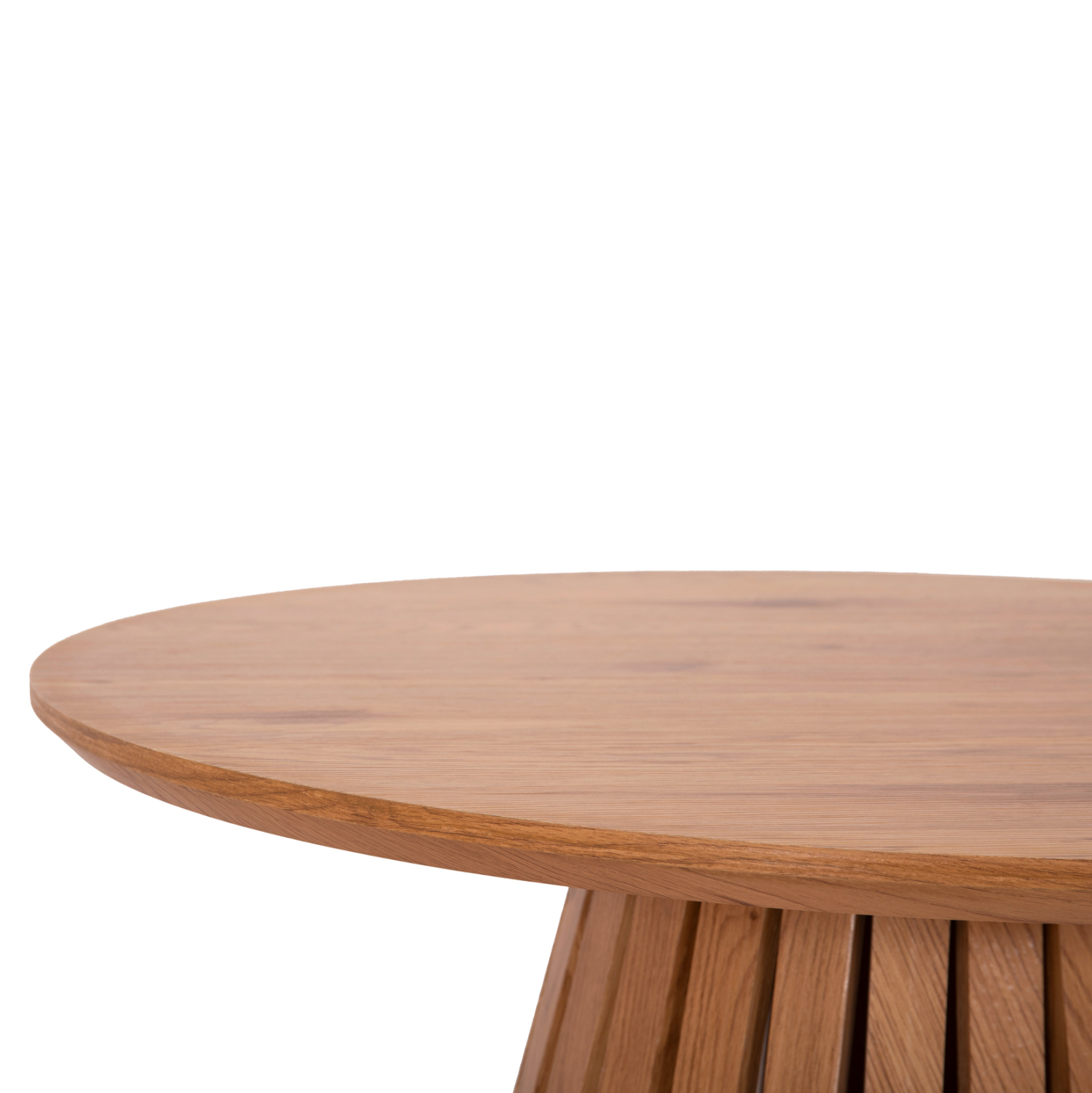 ΣΕΤ 2ΤΜΧ ΤΡΑΠΕΖΙΑ ΣΑΛΟΝΙΟΥ TALBERT MDF ΦΥΣΙΚΟ ΞΥΛΟΥ Φ80εκ & Φ45εκ 6