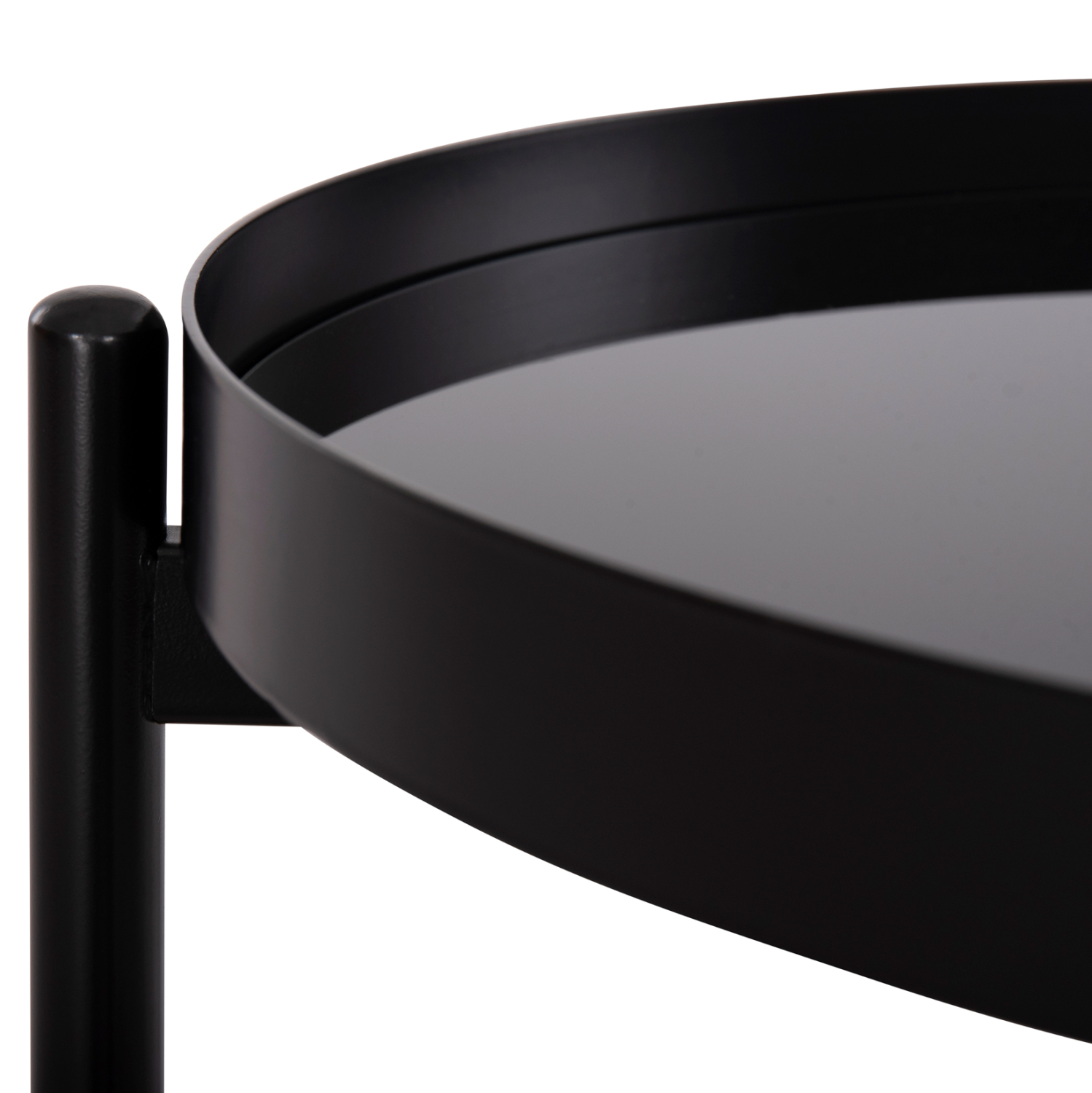 ΣΕΤ 2ΤΜΧ ΤΡΑΠΕΖΙΑ ΣΑΛΟΝΙΟΥ SEITZ ΜΕΤΑΛΛΟ-ΣΥΝΘΕΤΙΚΟ RATTAN Φ80εκ & Φ50εκ 5