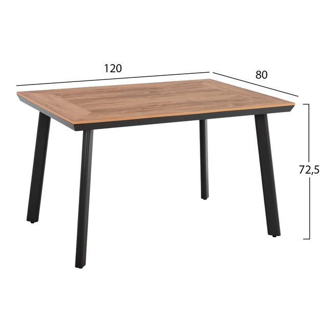 ΣΕΤ 5 ΤΜΧ ΜΕ ΤΡΑΠΕΖΙ POLYWOOD& ΠΟΛΥΘΡΟΝΕΣ MILLER ΓΚΡΙ HM10503.10 2