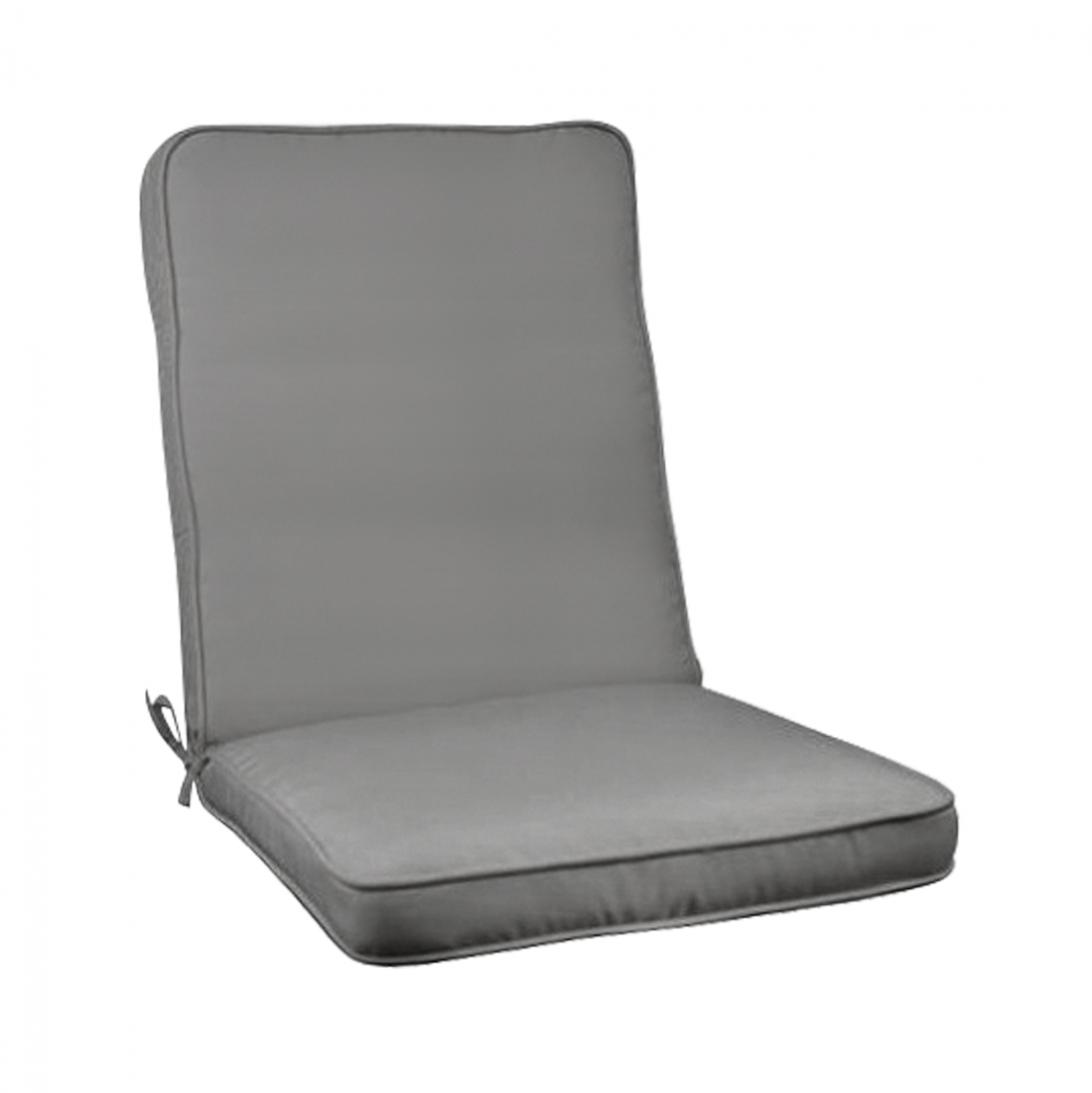 ΜΑΞΙΛΑΡΙ ΚΑΡΕΚΛΑΣ ΜΕ ΠΛΑΤΗ POLYESTER CHIOS ΓΚΡΙ HM11238.10P 117(45+72)X46X6 εκ. 1