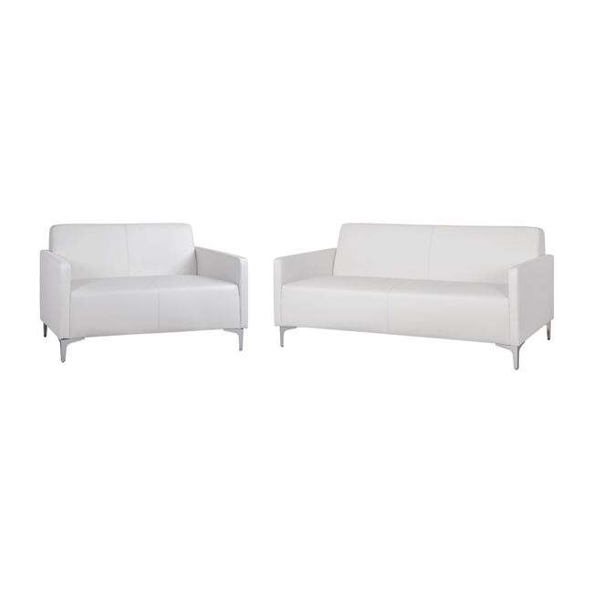 ΣΕΤ 2 ΤΜΧ ΚΑΝΑΠΕΣ 3ΘΕΣΙΟΣ ΚΑΙ 2ΘΕΣΙΟΣ NELLIE HM11274.02 ΛΕΥΚΟ ΧΡΩΜΑ 1