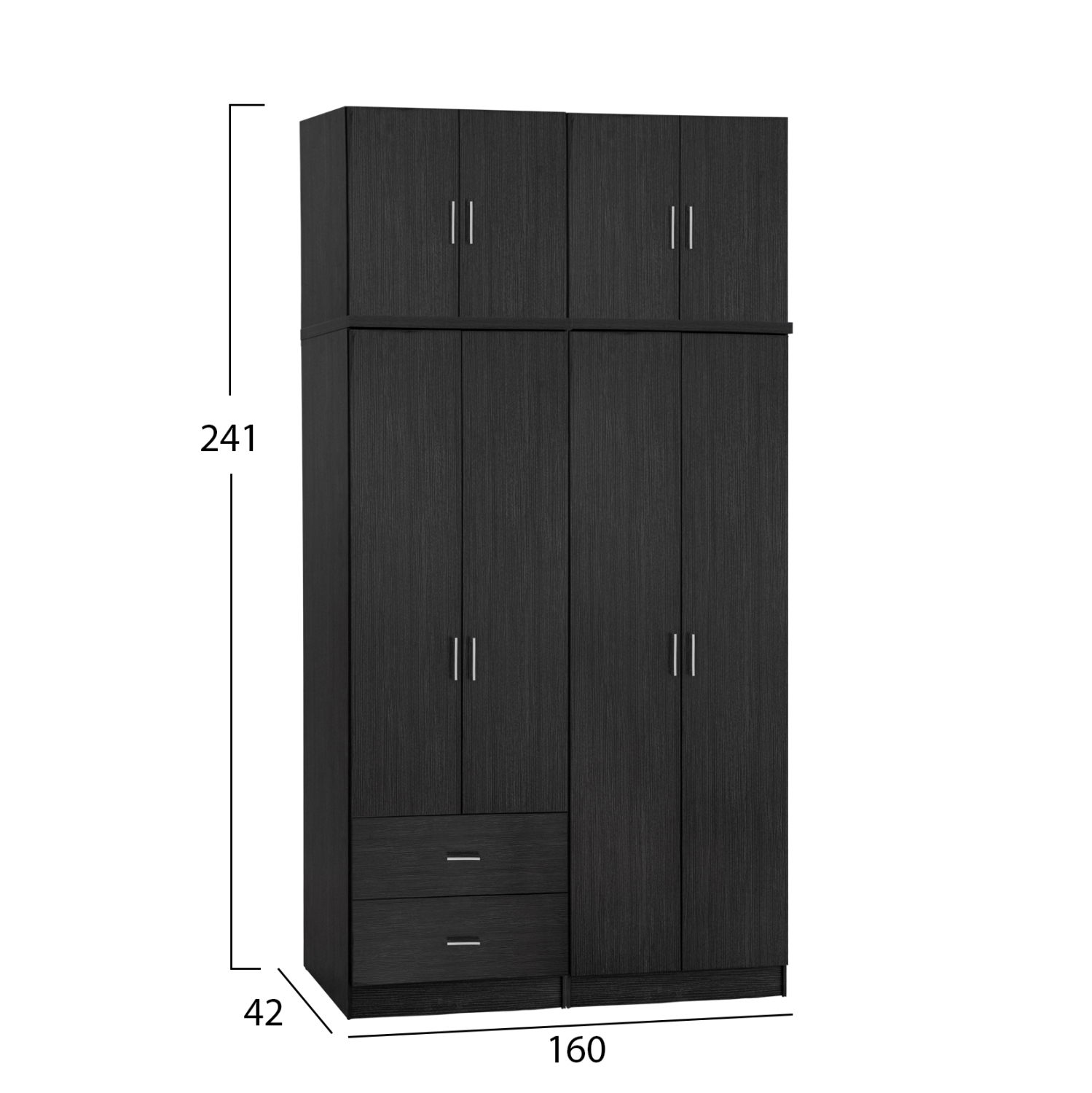 ΣΕΤ 4 ΤΜΧ ΝΤΟΥΠΑΛΑ 4ΦΥΛΛΗ ΜΕ ΠΑΤΑΡΙ ZEBRANO 160X42X241 2