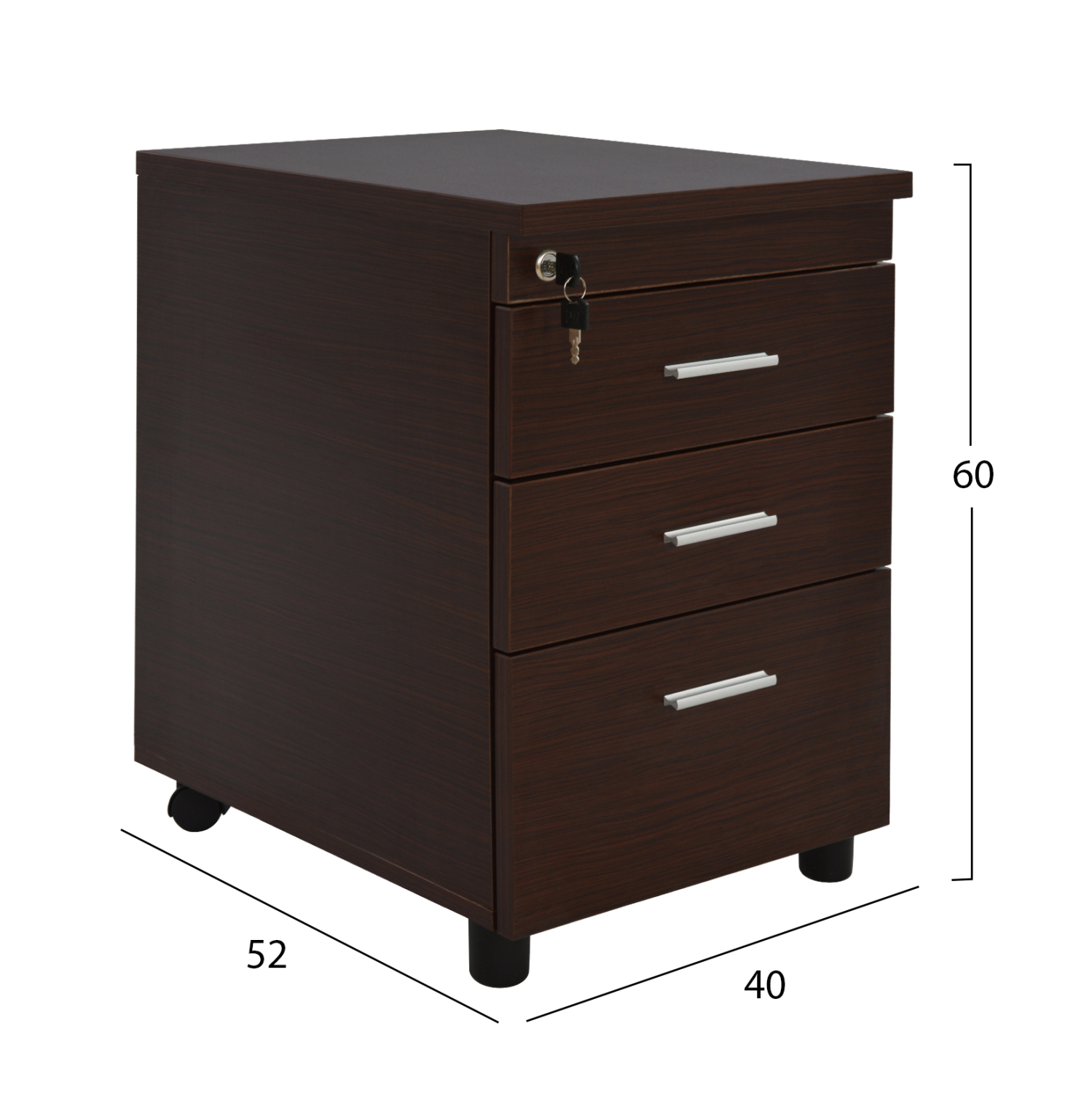 ΣΕΤ ΓΡΑΦΕΙΟΥ 3ΤΜΧ ΣΕ ΧΡΩΜΑ WENGE HM10204.02L 4