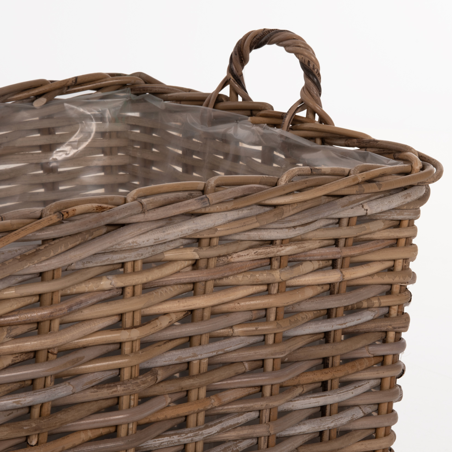 ΣΕΤ ΔΙΑΚΟΣΜΗΤΙΚΑ ΚΑΛΑΘΙΑ KATER HM9657 4ΤΜΧ ΑΠΟ KUBU RATTAN ΣΕ ΓΚΡΙ 52x52x50-57Υεκ. 6