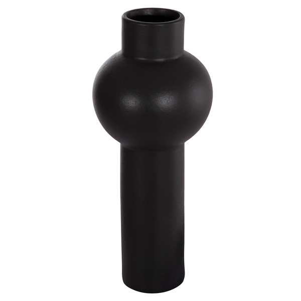 ΕΠΙΤΡΑΠΕΖΙΟ ΚΕΡΑΜΙΚΟ ΔΙΑΚΟΣΜΗΤΙΚΟ SCEPTER HM4604.02 ΜΑΥΡΟ ΜΑΤ Φ17x39Υεκ 1