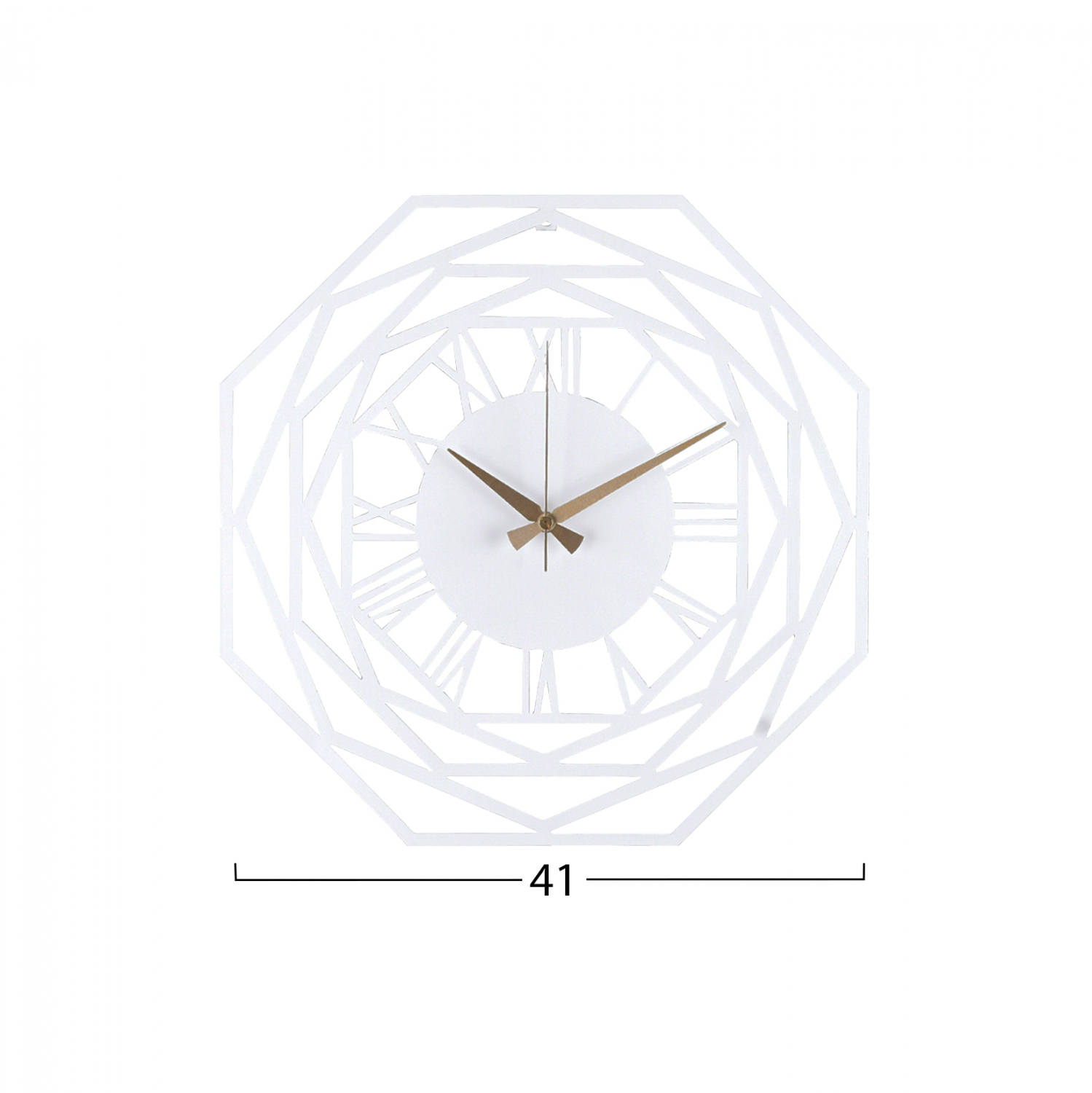 ΡΟΛΟΙ ΤΟΙΧΟΥ ΜΕΤΑΛΛΙΚΟ ΛΕΥΚΟ HM7459 41x41 εκ. 2