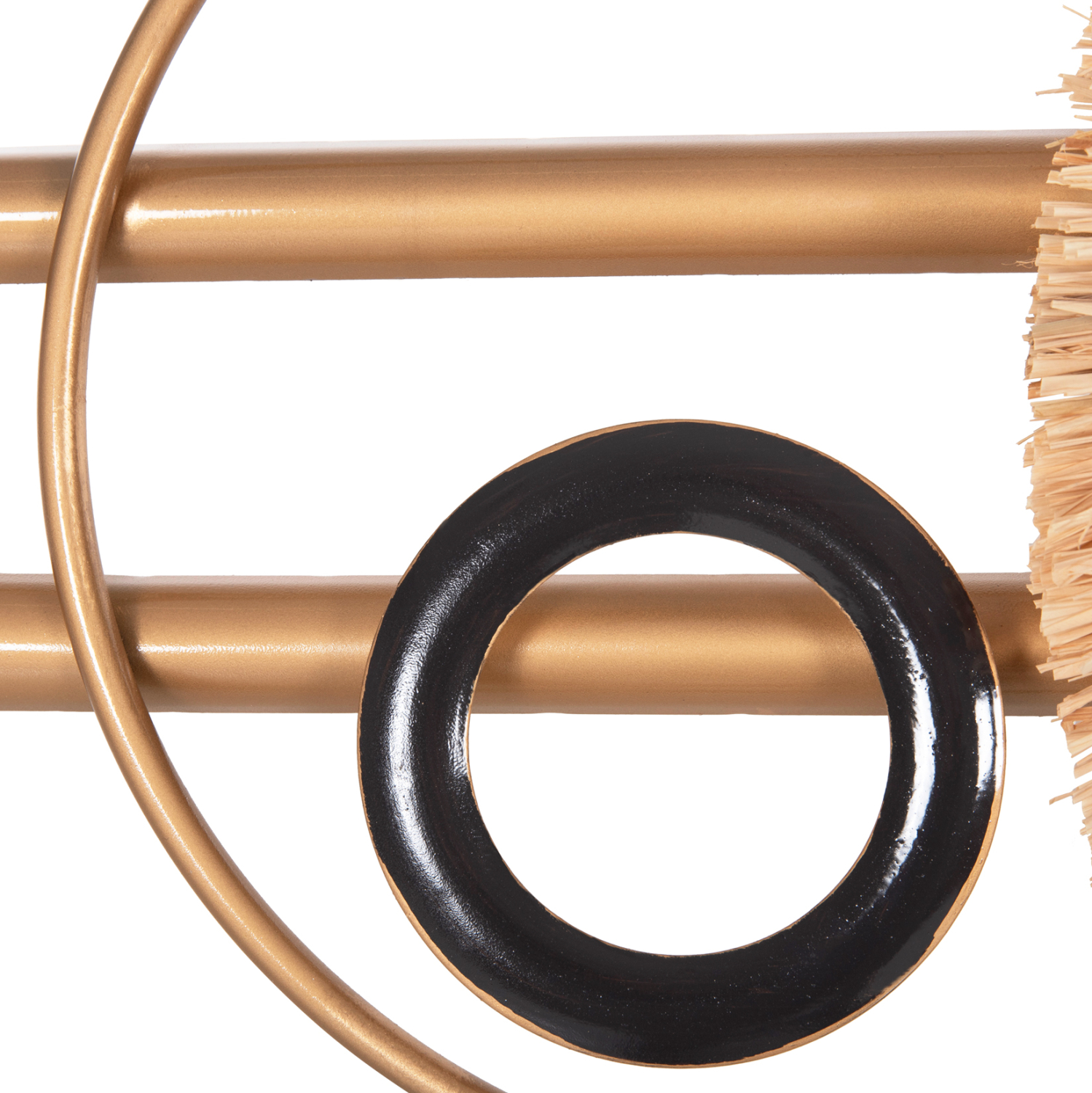 ΡΟΛΟΙ ΤΟΙΧΟΥ HM4200 ΜΕΤΑΛΛΟ &amp; ΙΝΕΣ RAFFIA ΣΕ ΓΗΙΝΑ ΧΡΩΜΑΤΑ 100x49Υεκ. 6