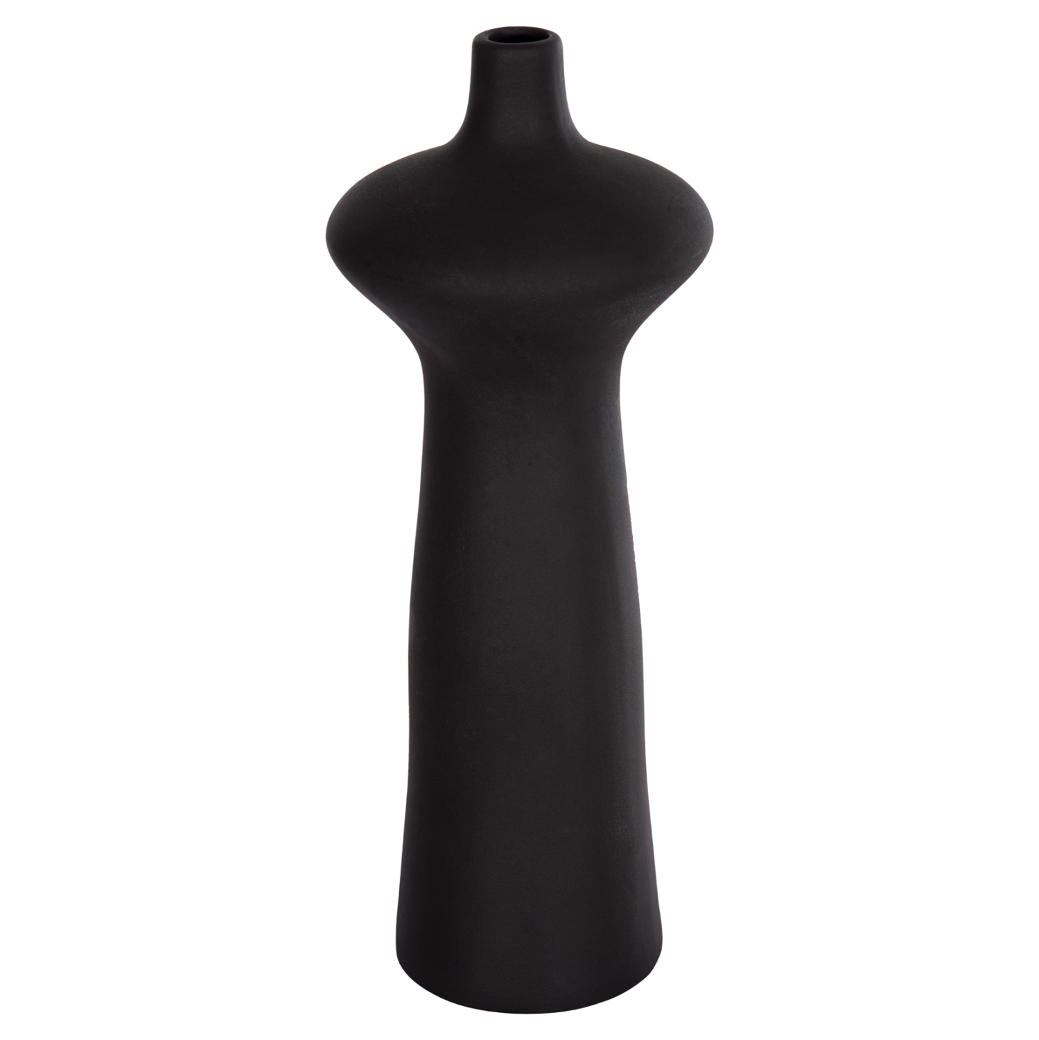 ΕΠΙΤΡΑΠΕΖΙΟ ΚΕΡΑΜΙΚΟ ΔΙΑΚΟΣΜΗΤΙΚΟ SCEPTER HM4636.02 ΜΑΥΡΟ ΜΑΤ Φ18x49Υεκ 1