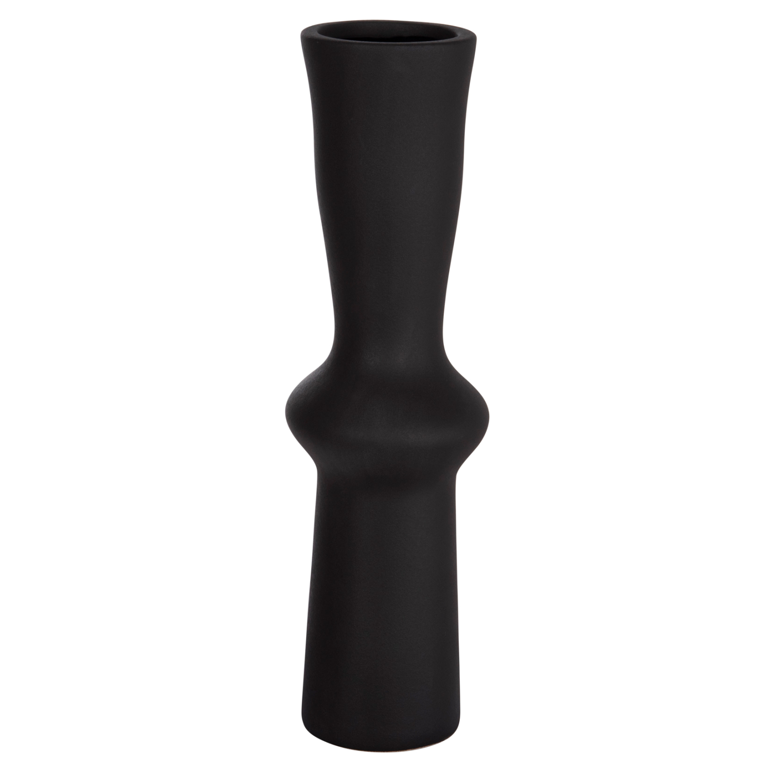 ΕΠΙΤΡΑΠΕΖΙΟ ΚΕΡΑΜΙΚΟ ΔΙΑΚΟΣΜΗΤΙΚΟ SCEPTER HM4637.02 ΜΑΥΡΟ ΜΑΤ Φ14x50Υεκ 1
